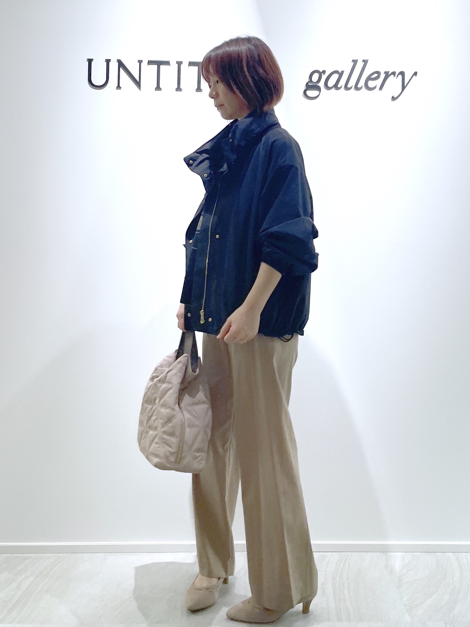 hanaさんの「UNTITLED｜【撥水/軽アウター/2way】タフタマウンテンパーカー」を使ったコーディネート