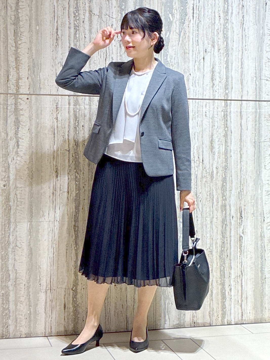  beni_gingerさんの「Reflect｜【SS-4Lサイズ／セットアップ可】匠ジャケット／ベーシックテーラード」を使ったコーディネート