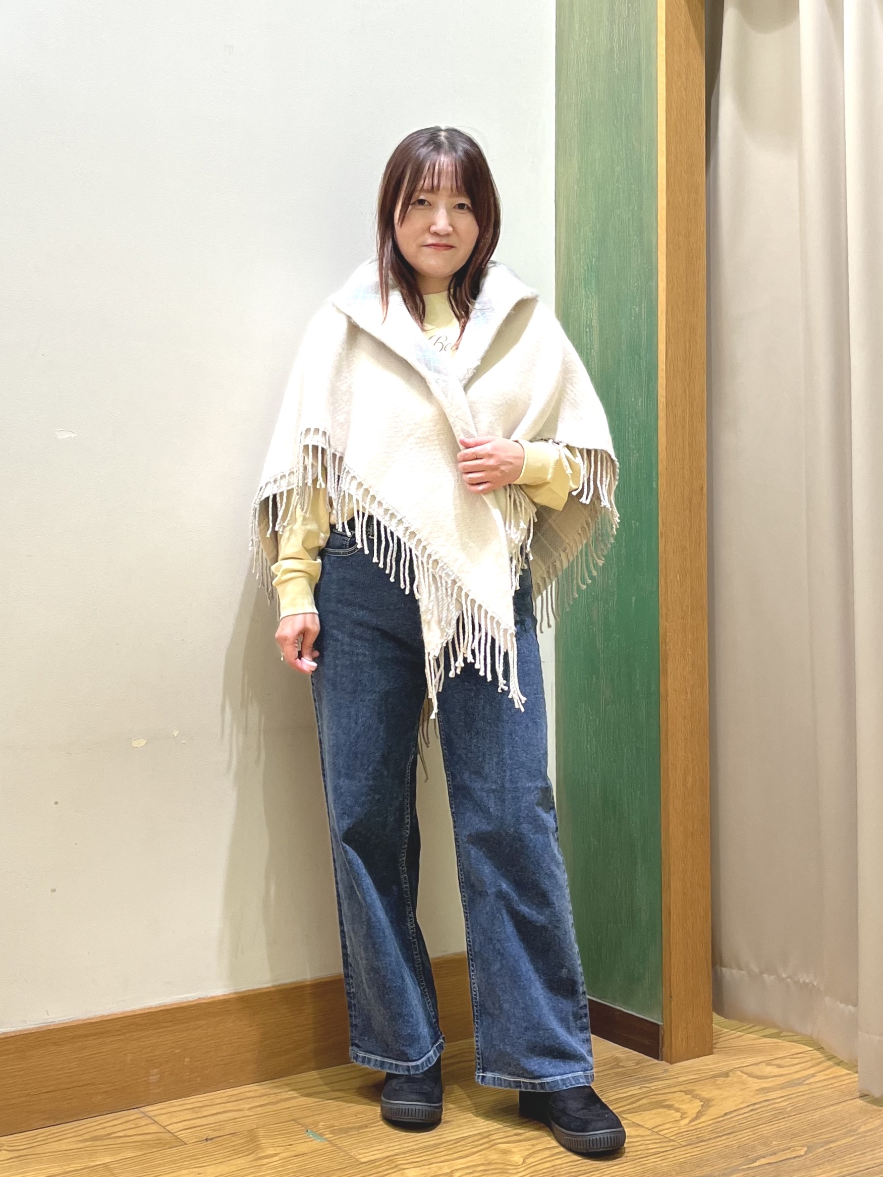 ゆっきーさんの「SHOO･LA･RUE｜【高レビュー/S-LL】デイリー使いに 選べる6柄プリントロンT」を使ったコーディネート