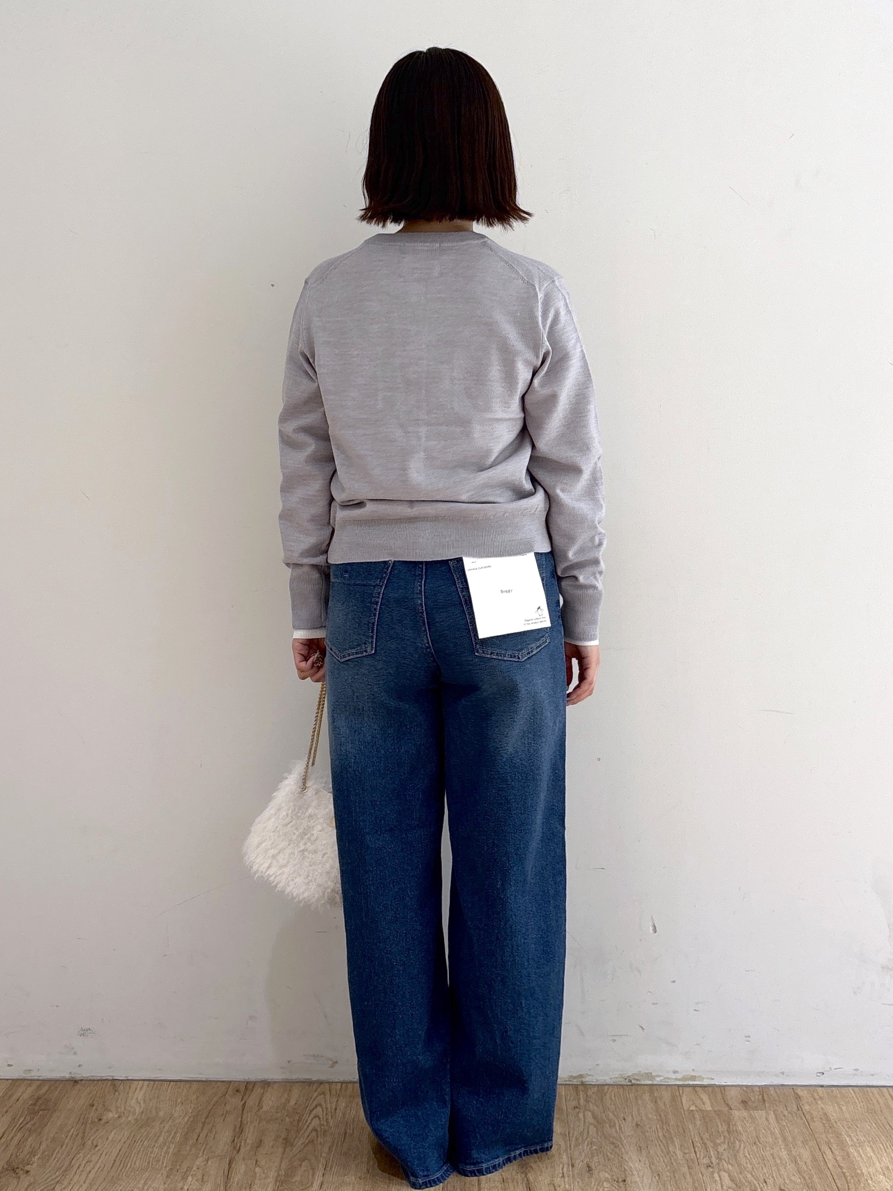 mireiさんの「OPAQUE.CLIP｜『THE』名品ニットカーディガン【洗濯機OK】」を使ったコーディネート
