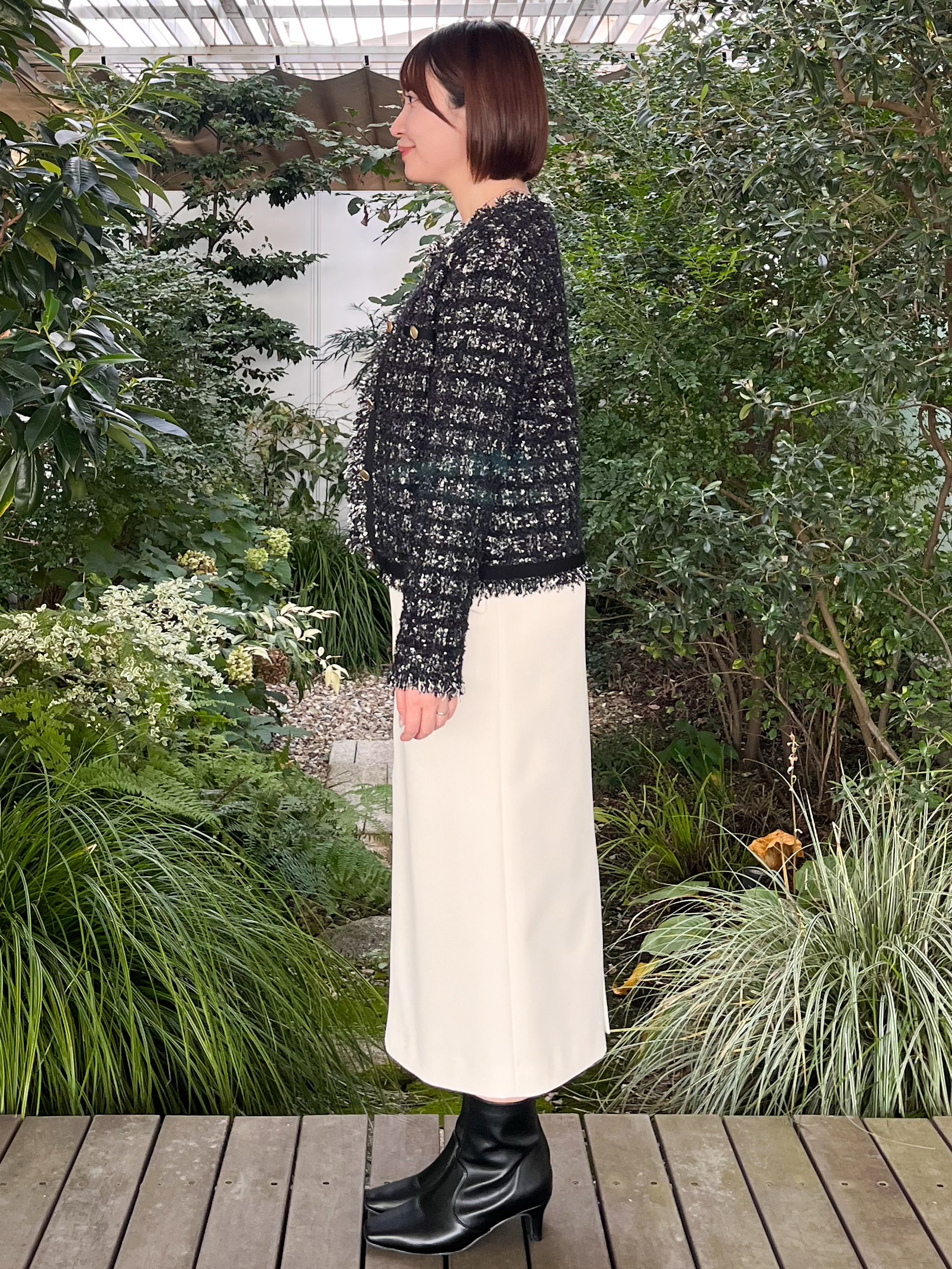 mikikoさんの「Reflect｜【SS-4Lサイズ／通勤／セレモニー】クルーネック シフォンブラウス」を使ったコーディネート