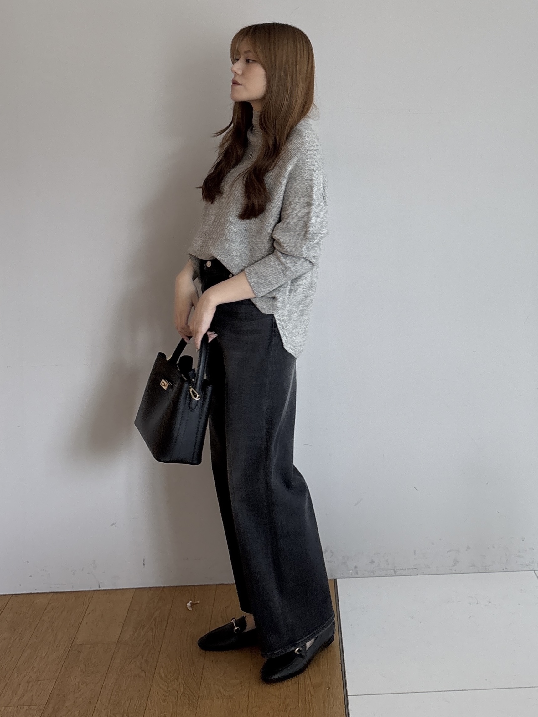 sayaさんの「UNTITLED｜裏起毛 MAKE&times;DENIM WIDE」を使ったコーディネート