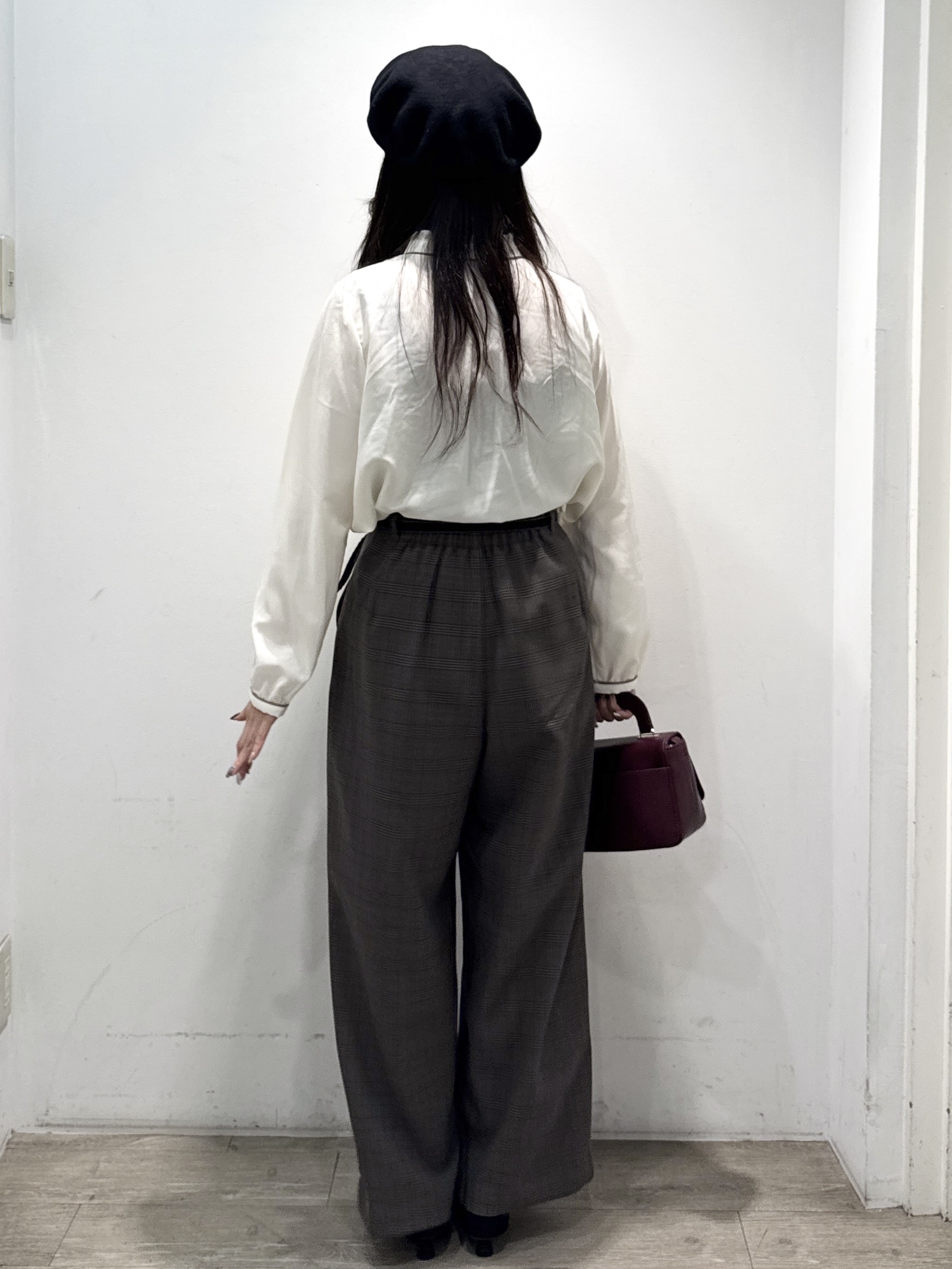 yuicciさんの「OPAQUE.CLIP｜【フリル使いが華やか】ピンタック ブラウス」を使ったコーディネート