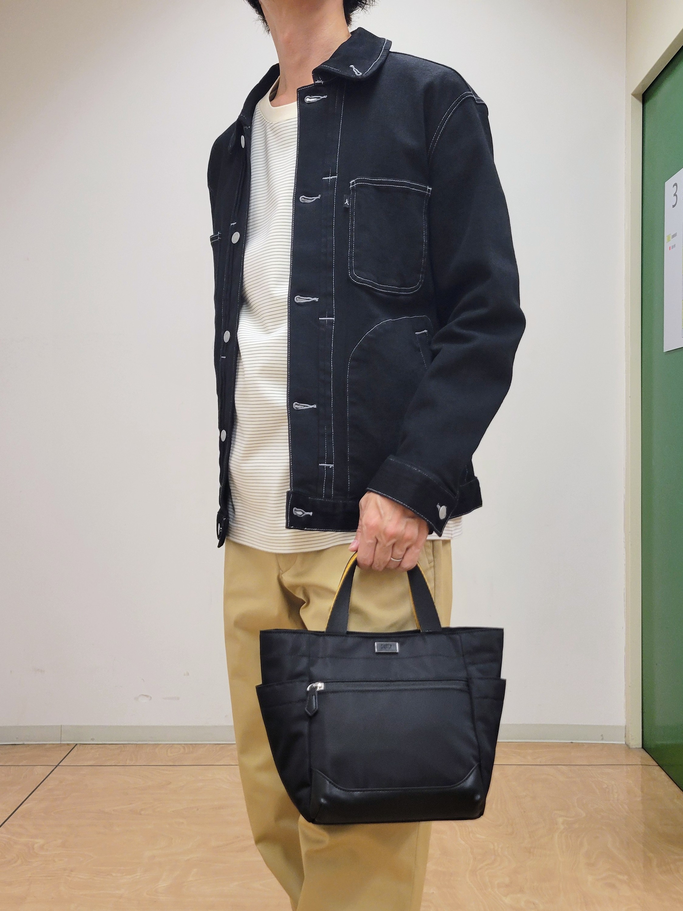 piroyaさんの「TAKEO KIKUCHI｜【BOWLER HAT LABEL】ブラックデニムGジャン」を使ったコーディネート