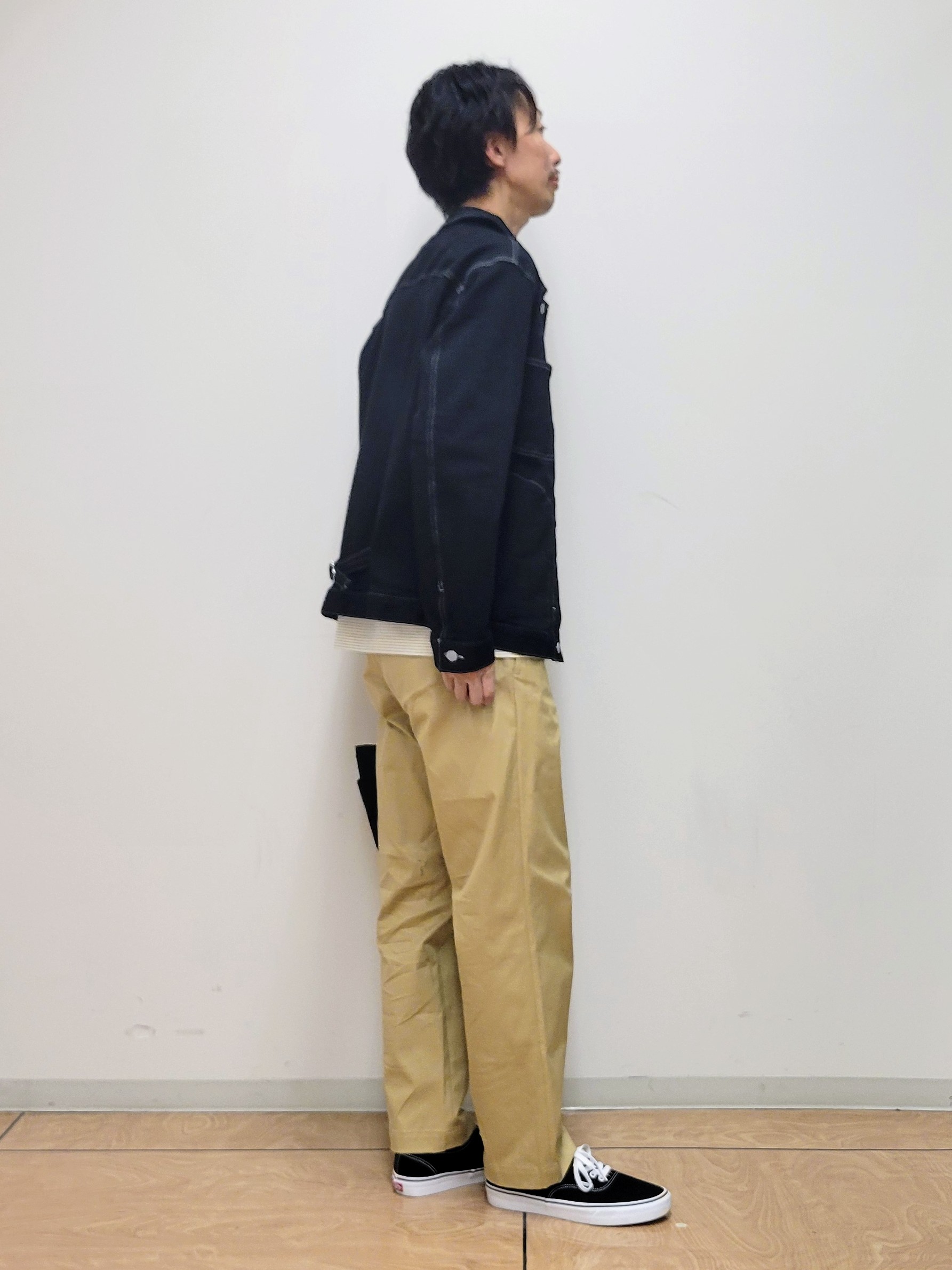 piroyaさんの「TAKEO KIKUCHI｜【BOWLER HAT LABEL】ブラックデニムGジャン」を使ったコーディネート