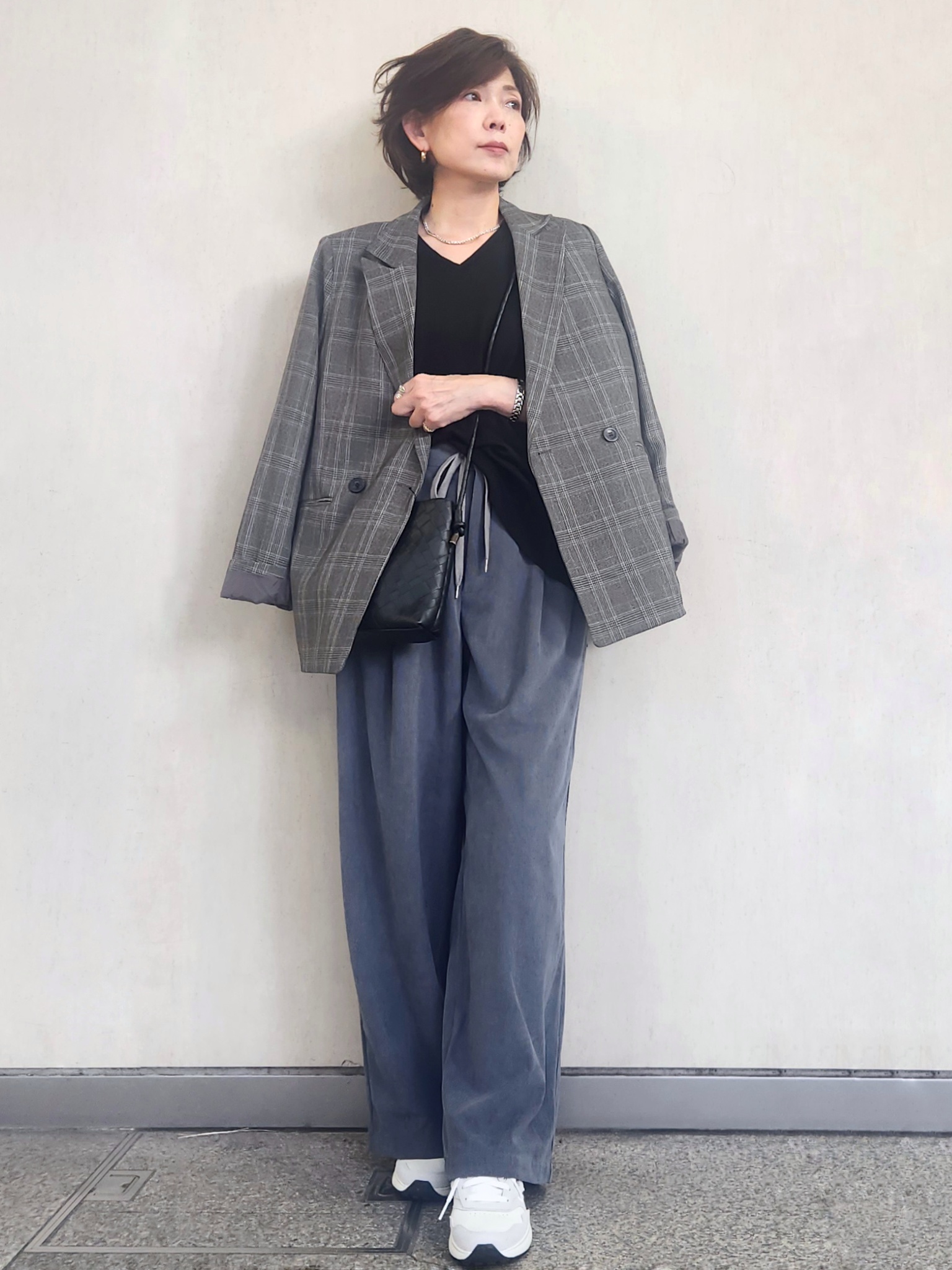 milkyさんの「OPAQUE.CLIP｜ダブルブレストジャケット【洗える】」を使ったコーディネート
