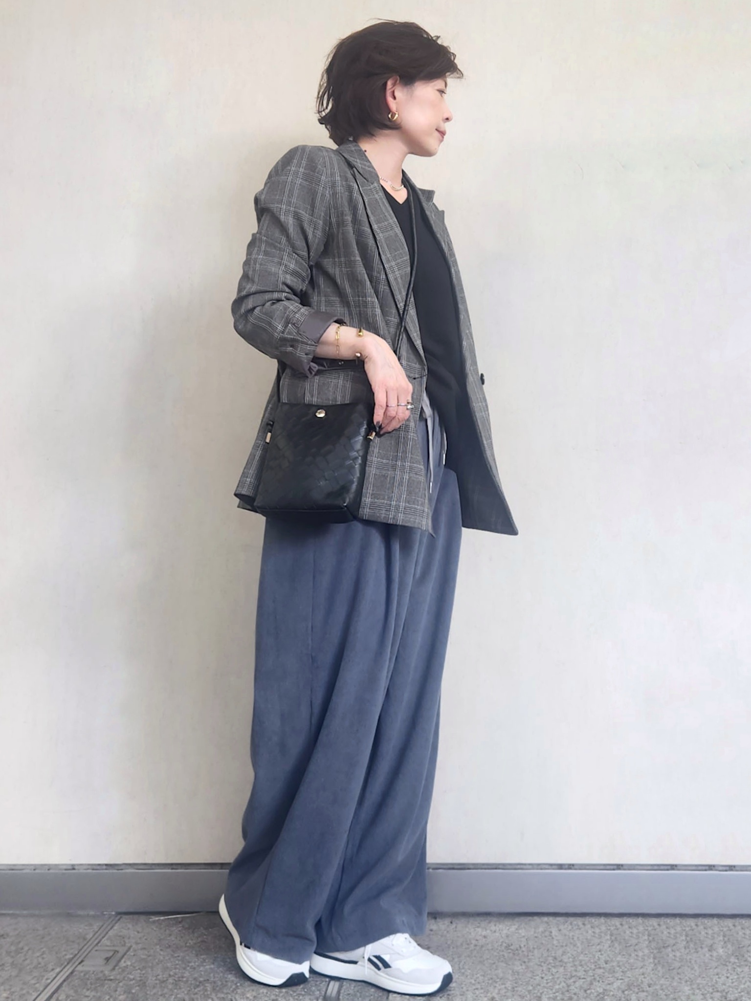 milkyさんの「OPAQUE.CLIP｜ダブルブレストジャケット【洗える】」を使ったコーディネート