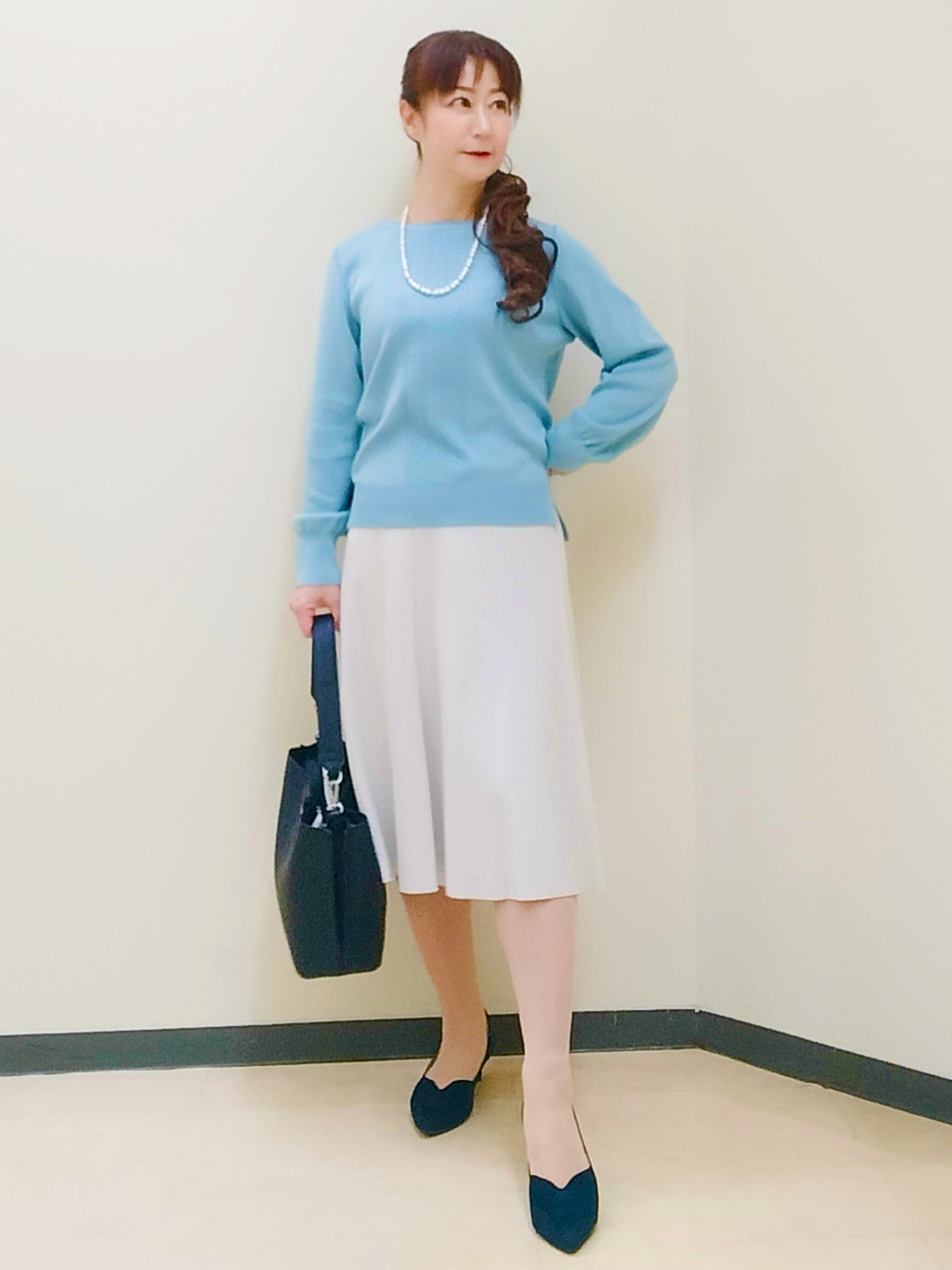 花さんの「Reflect｜【SS-4Lサイズ／セットアップ可】匠ジャケット／ベーシックテーラード」を使ったコーディネート
