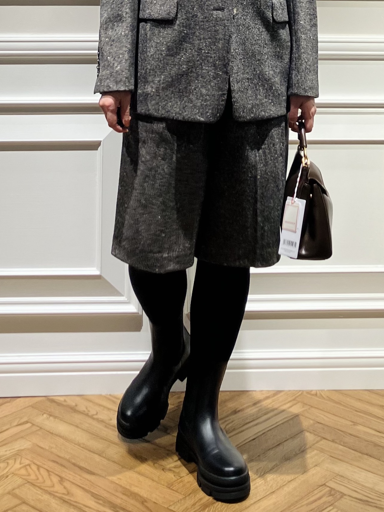 TSUKUIさんの「DRESSTERIOR｜【セットアップ可】ネップツイード ジャケット」を使ったコーディネート