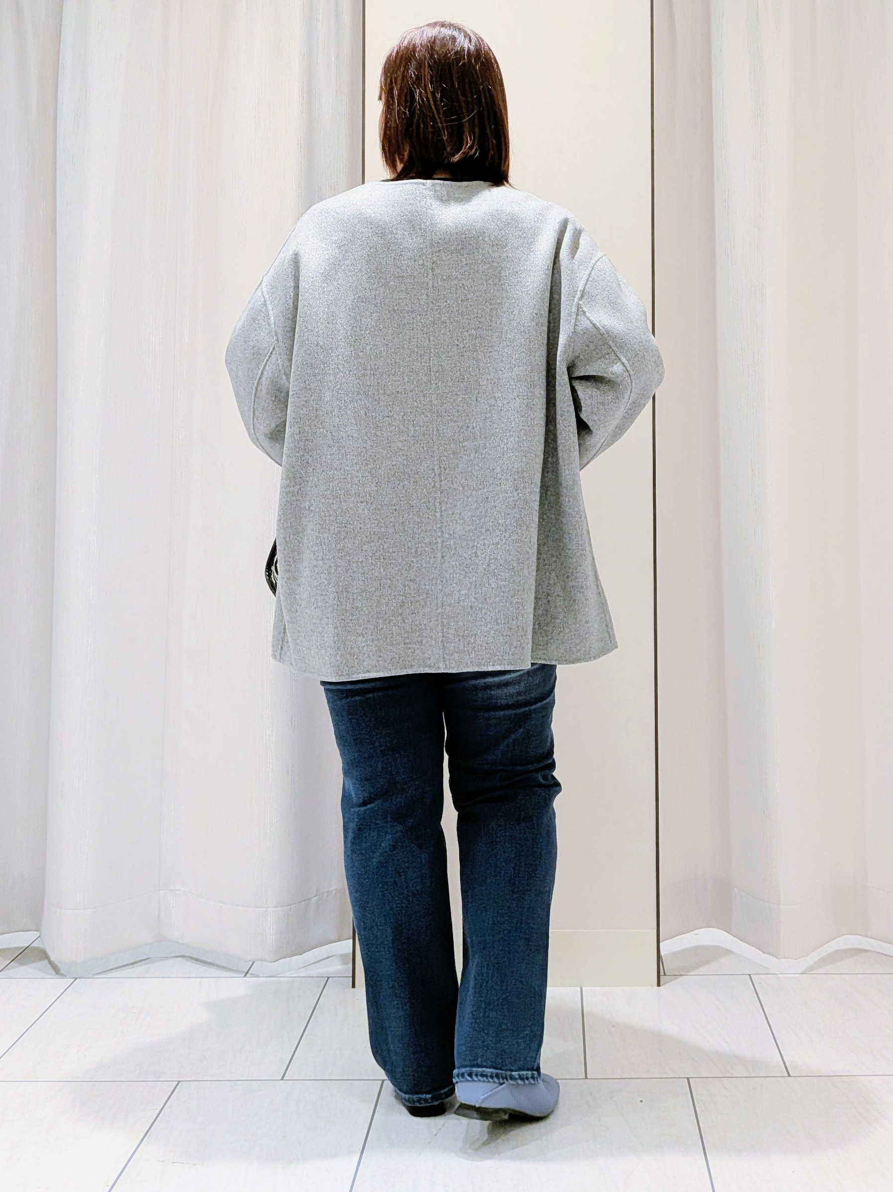 Onumaさんの「UNTITLED｜【マフラー付き/ゆったり】リバーコート」を使ったコーディネート