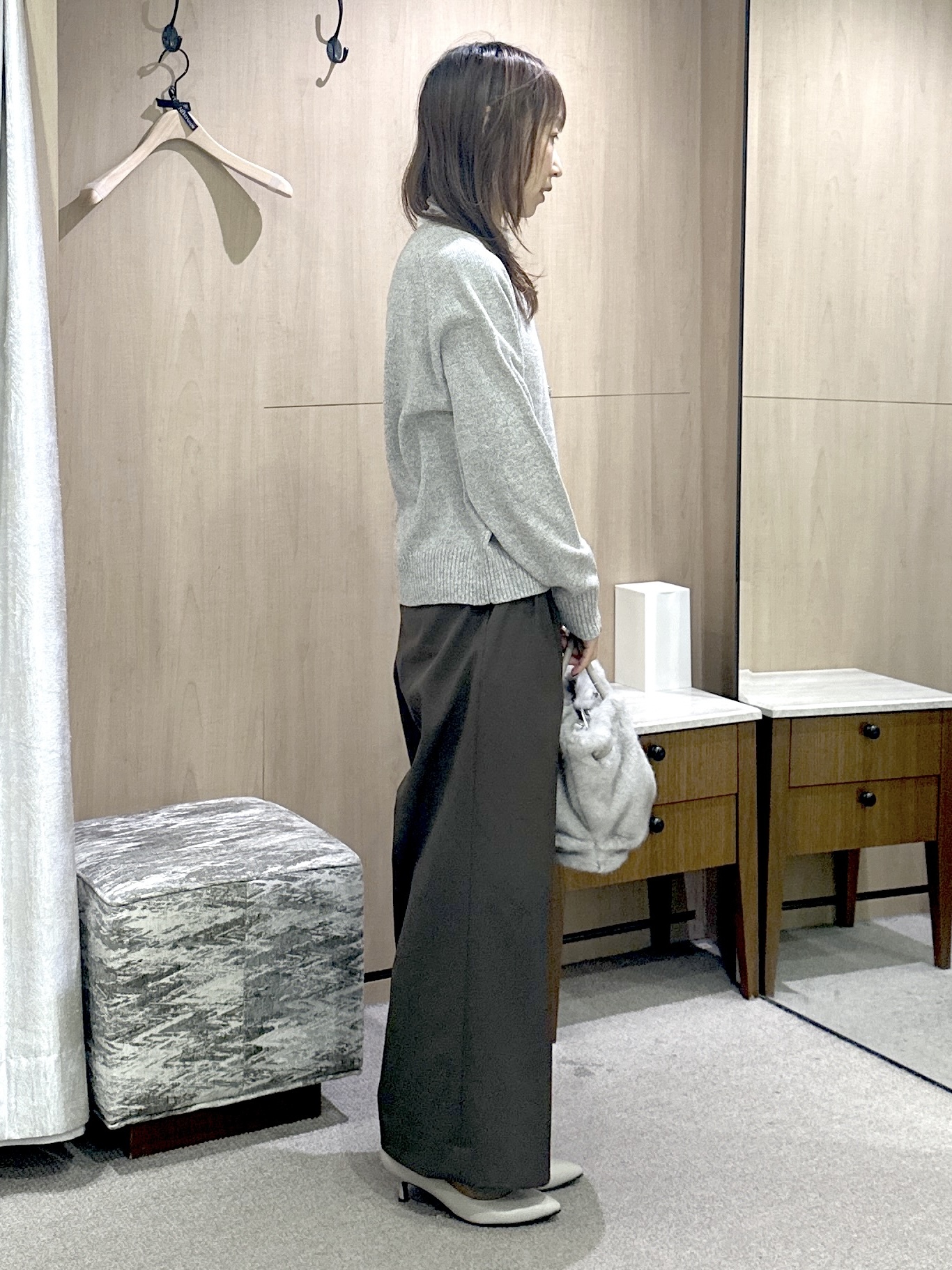 Miwaさんの「UNTITLED｜【店頭人気！】杢調ジップカーディガン」を使ったコーディネート