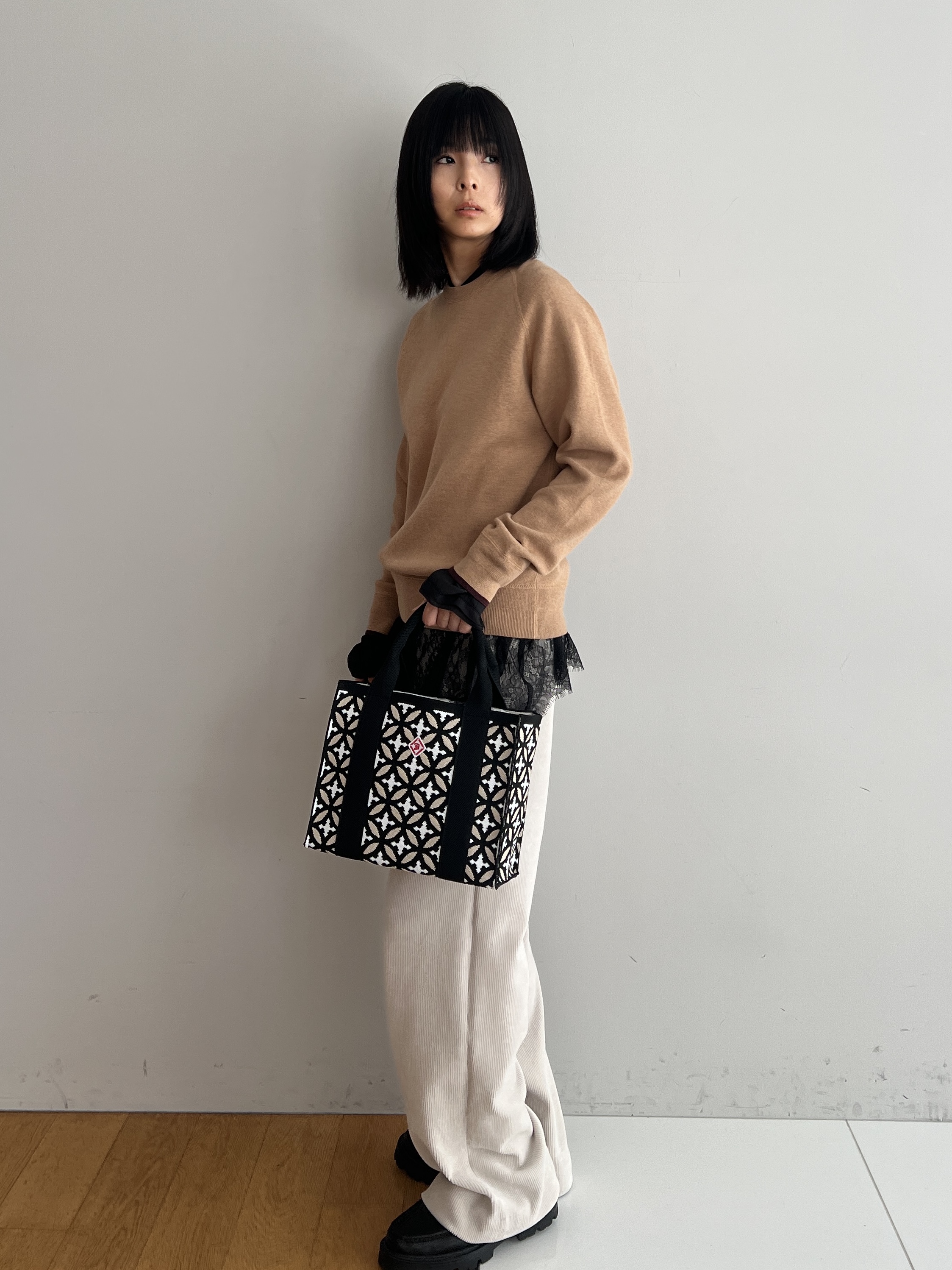 misaさんの「DRESSTERIOR｜【STORY11月号掲載/マシンウォッシャブル】コットンカシミヤニット」を使ったコーディネート