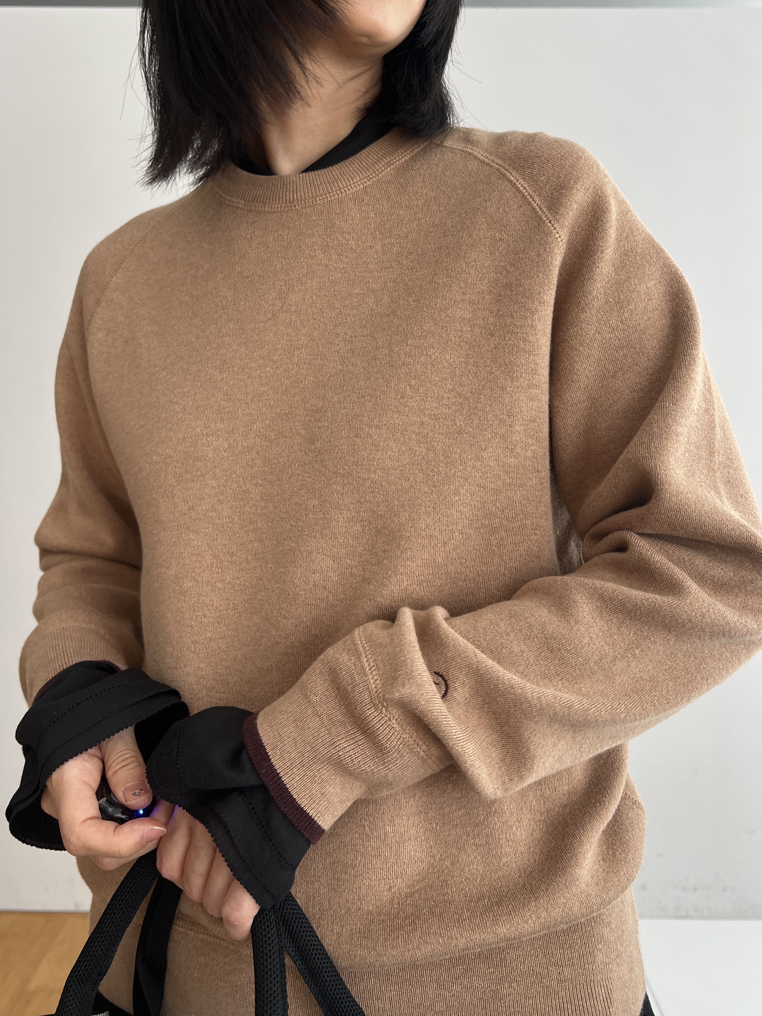 misaさんの「DRESSTERIOR｜【STORY11月号掲載/マシンウォッシャブル】コットンカシミヤニット」を使ったコーディネート