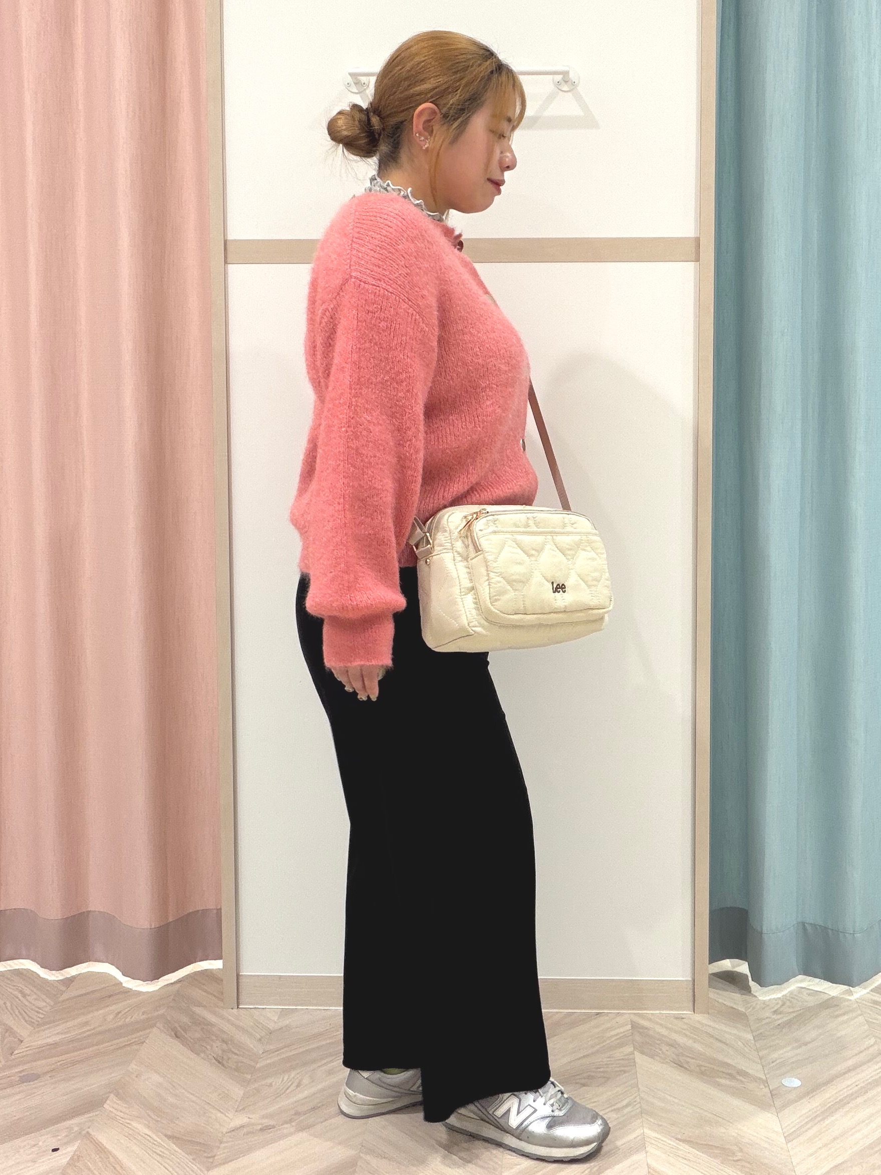 まちゃんなちゃんさんの「SHOO･LA･RUE｜【S-LL/洗濯機可】コーデにプラスするだけで垢抜ける 柄アソートシアーチュールトップス」を使ったコーディネート