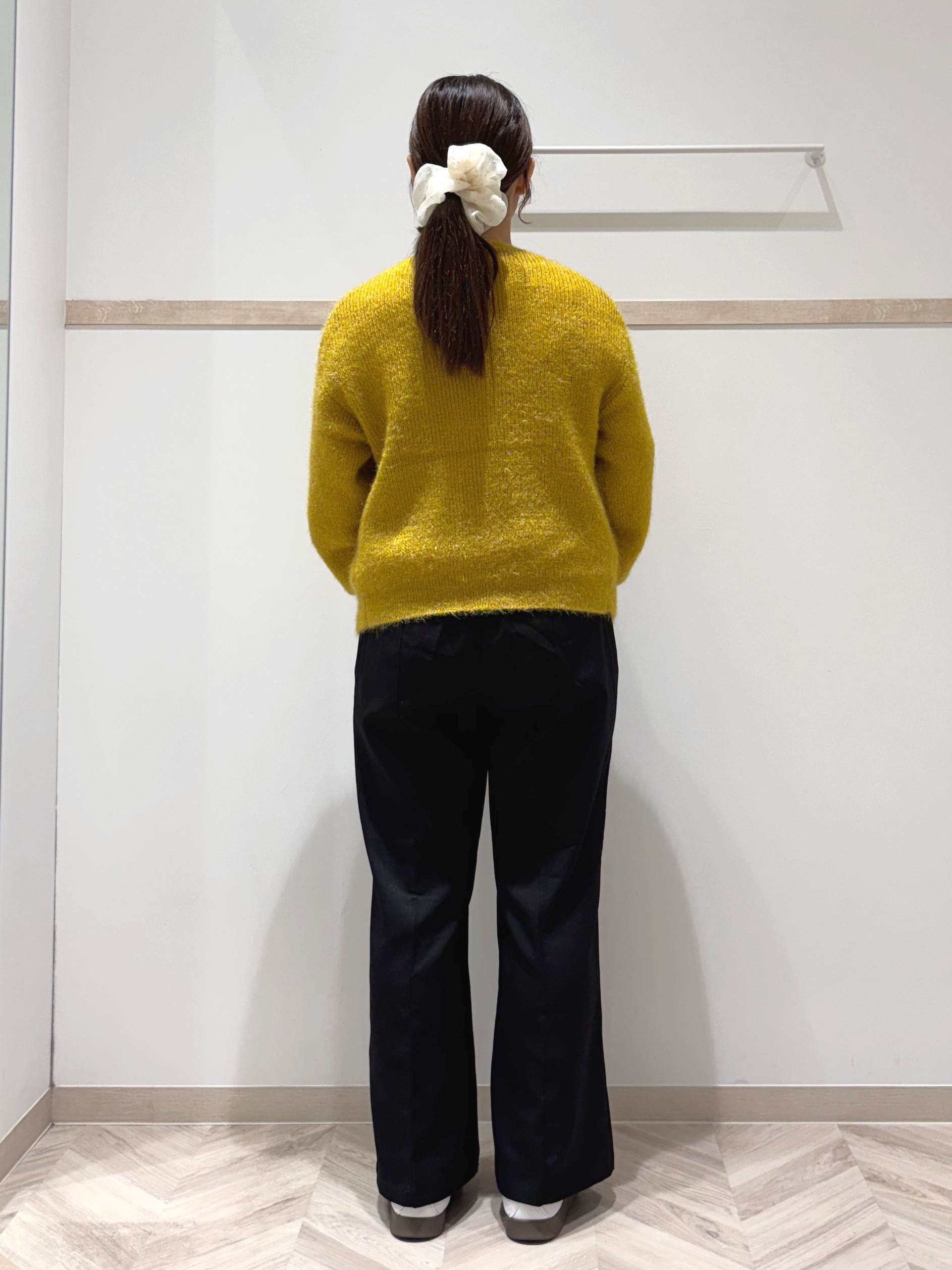 donpiさんの「SHOO･LA･RUE｜【S-LL】ゆるもこ シャギーニットカーディガン」を使ったコーディネート