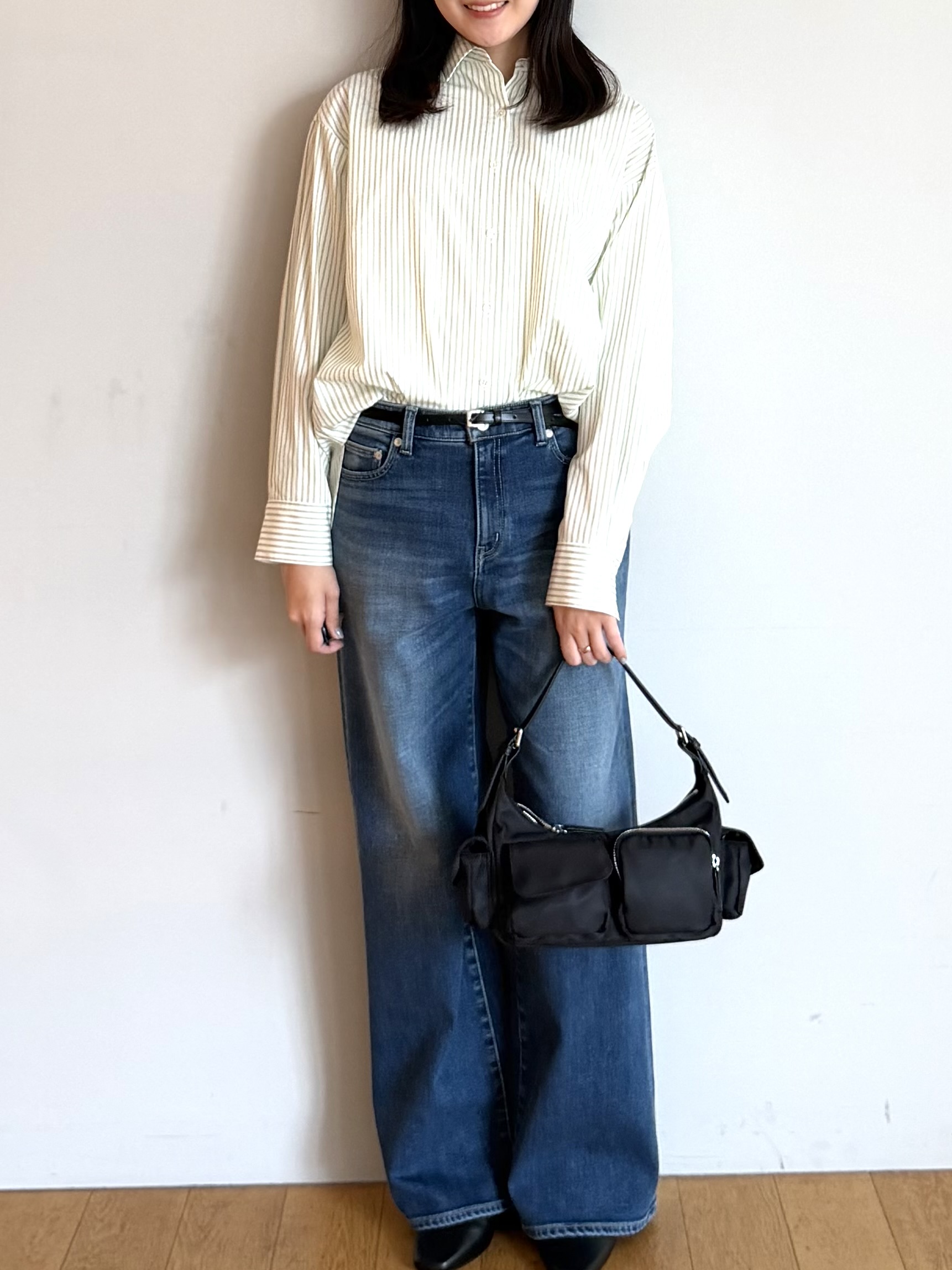 ririkaさんの「UNTITLED｜裏起毛 MAKE&times;DENIM WIDE」を使ったコーディネート