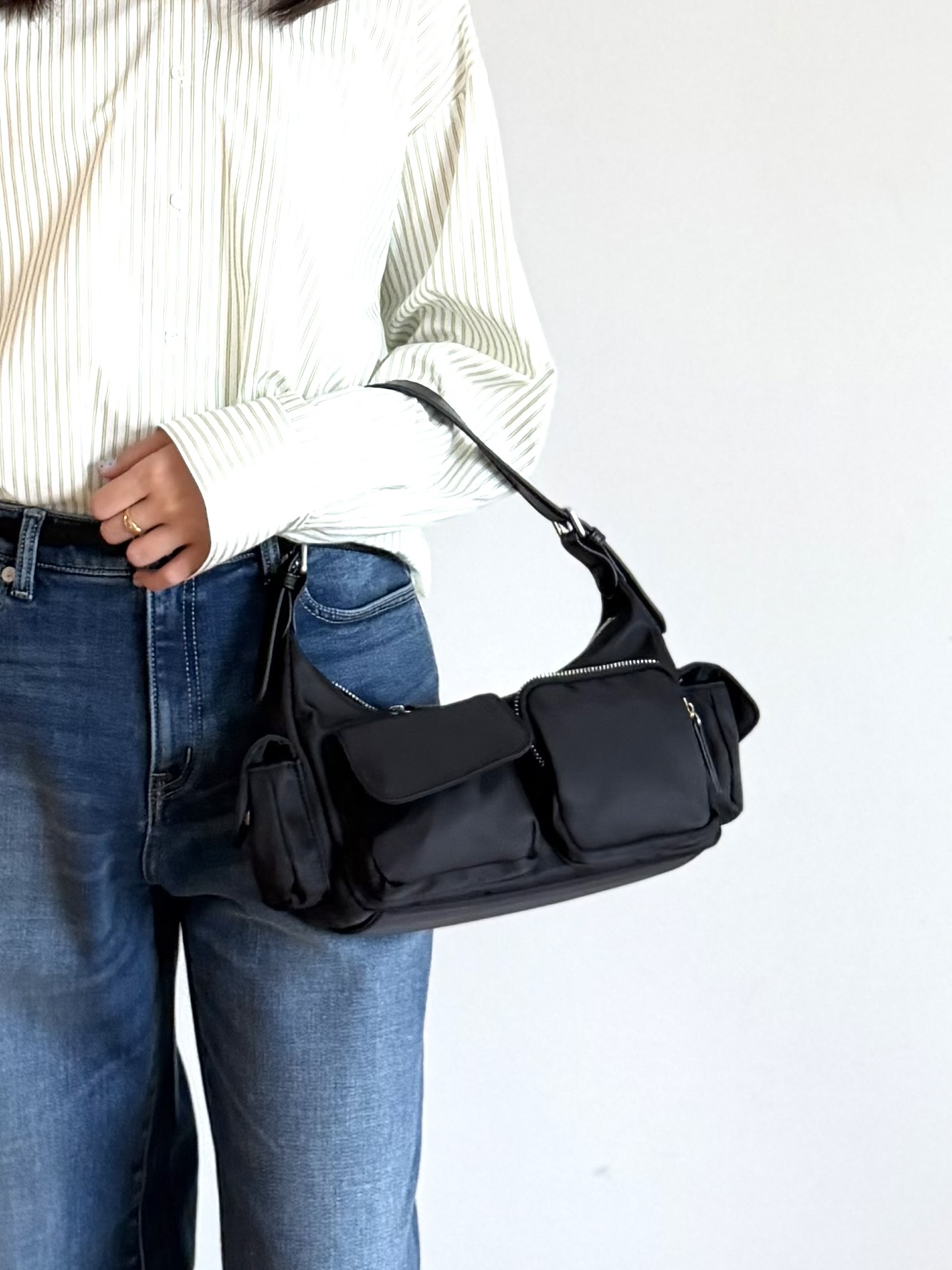 ririkaさんの「UNTITLED｜裏起毛 MAKE&times;DENIM WIDE」を使ったコーディネート