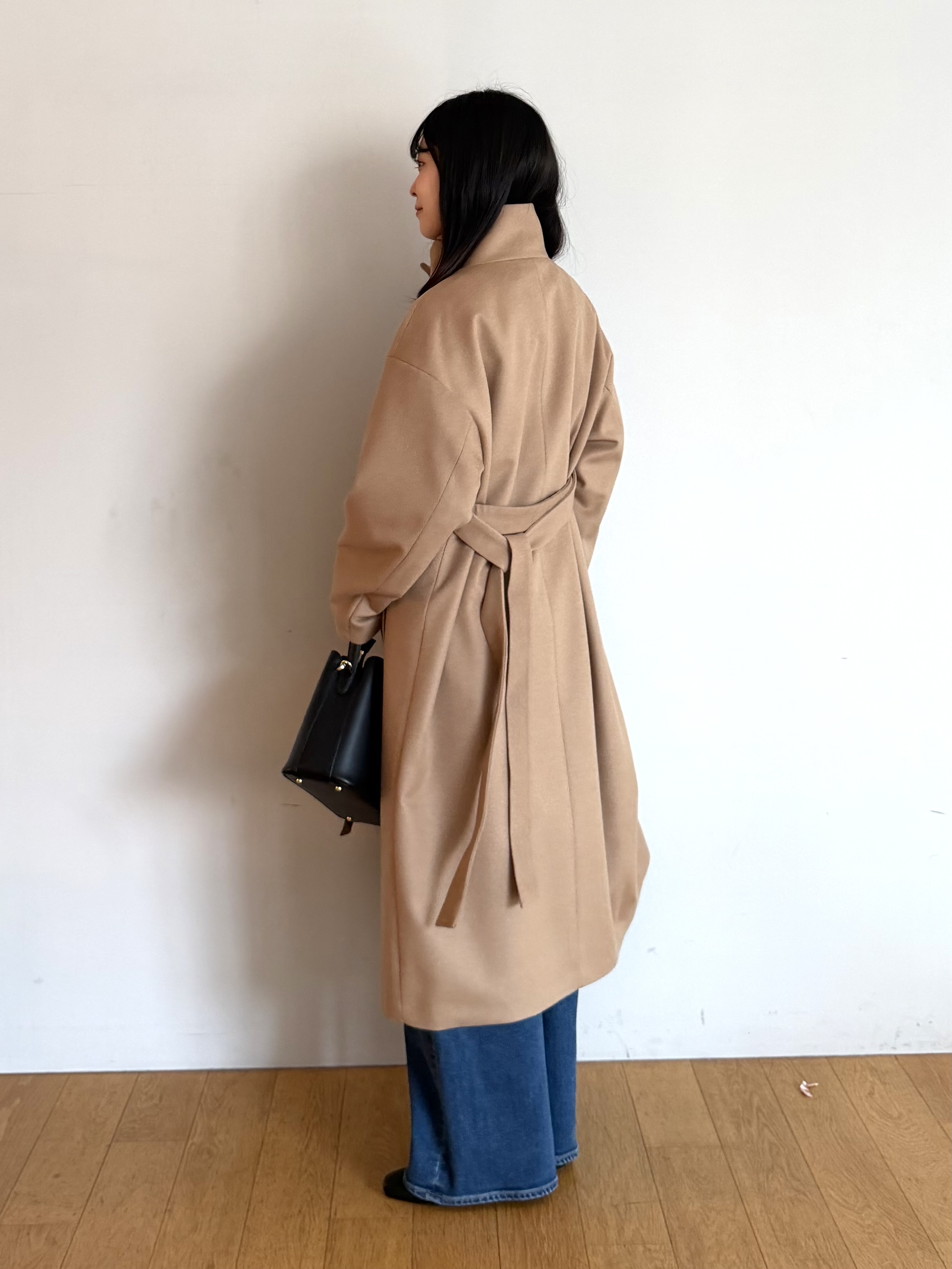 ririkaさんの「UNTITLED｜【日本製／本革】スクエアバックルナローベルト」を使ったコーディネート