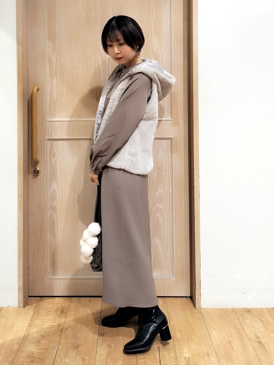 YUKIさんの「SHOO･LA･RUE｜【洗濯機可/撥水/マルチWAY】ファーライナー付き 毎日欲張りマンパ」を使ったコーディネート