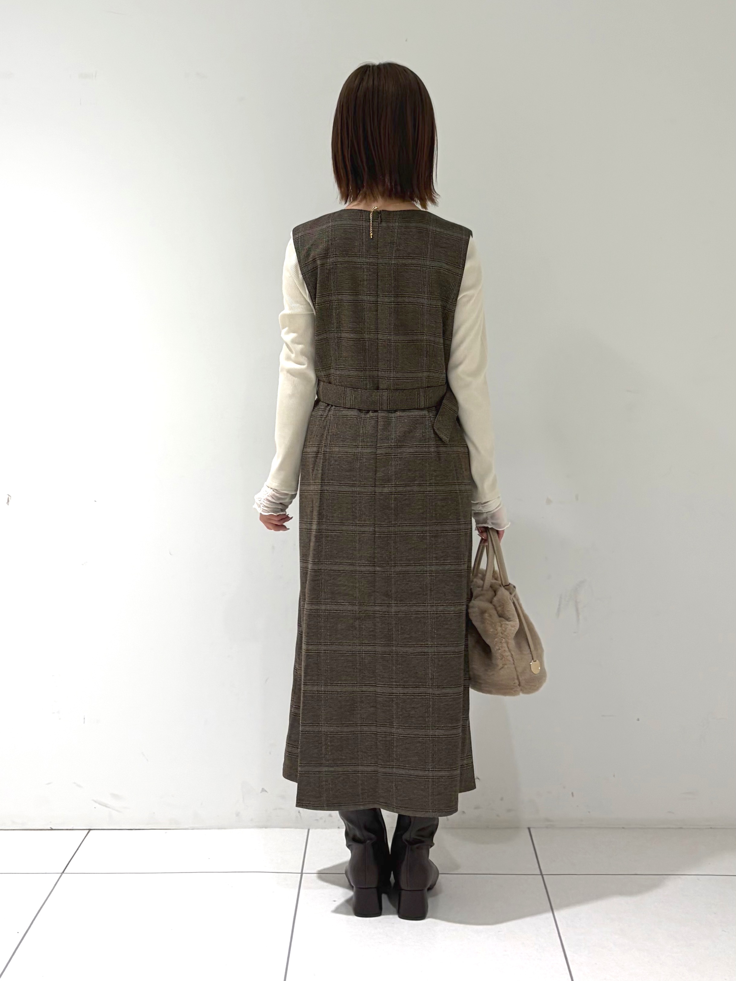 kozuさんの「index｜トレンチ風ジャンスカ【洗濯機OK／イージーアイロン／防シワ】」を使ったコーディネート