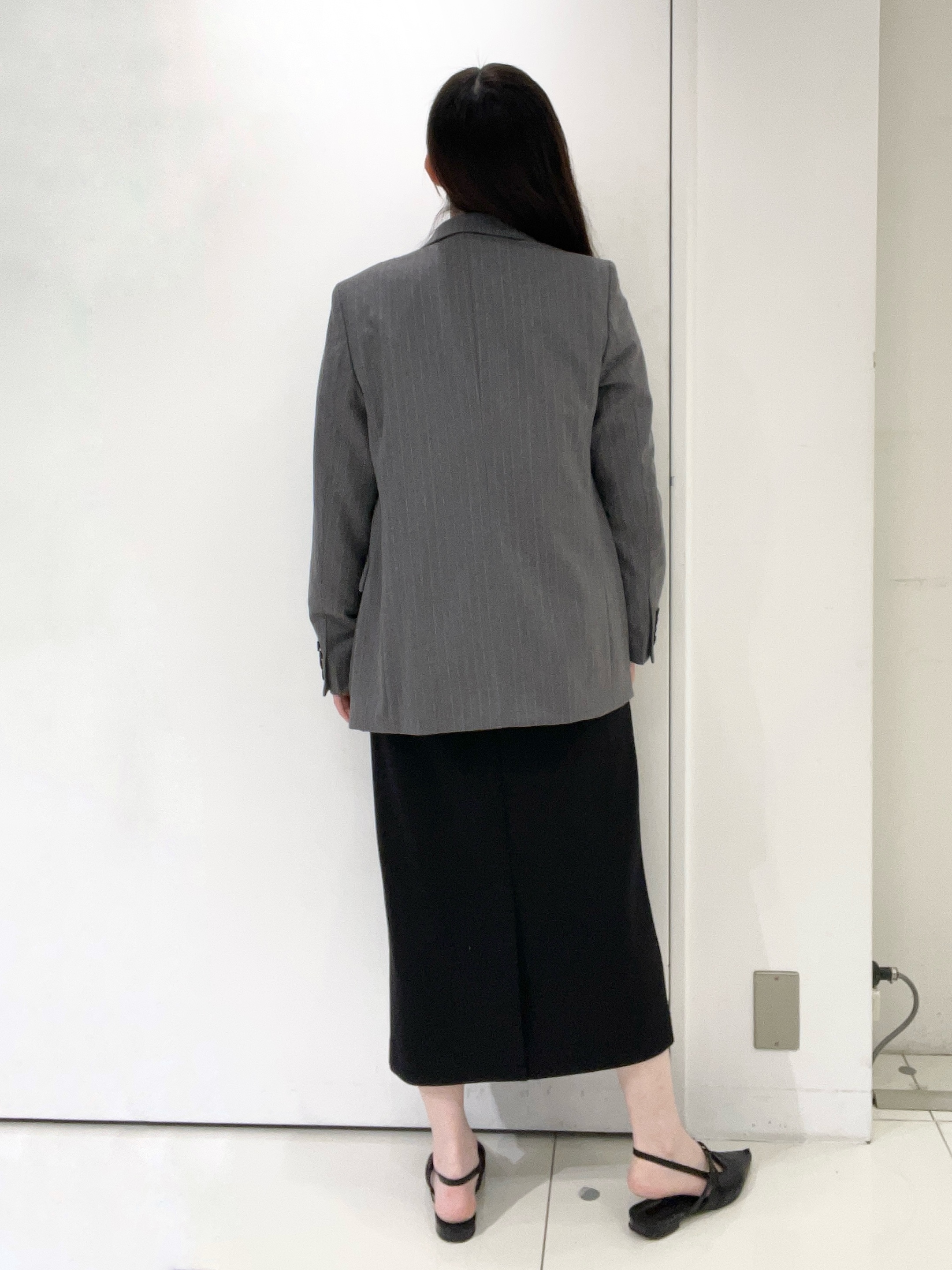 moeさんの「UNTITLED｜【セットアップ可/秋羽織り】ウールダブルジャケット」を使ったコーディネート