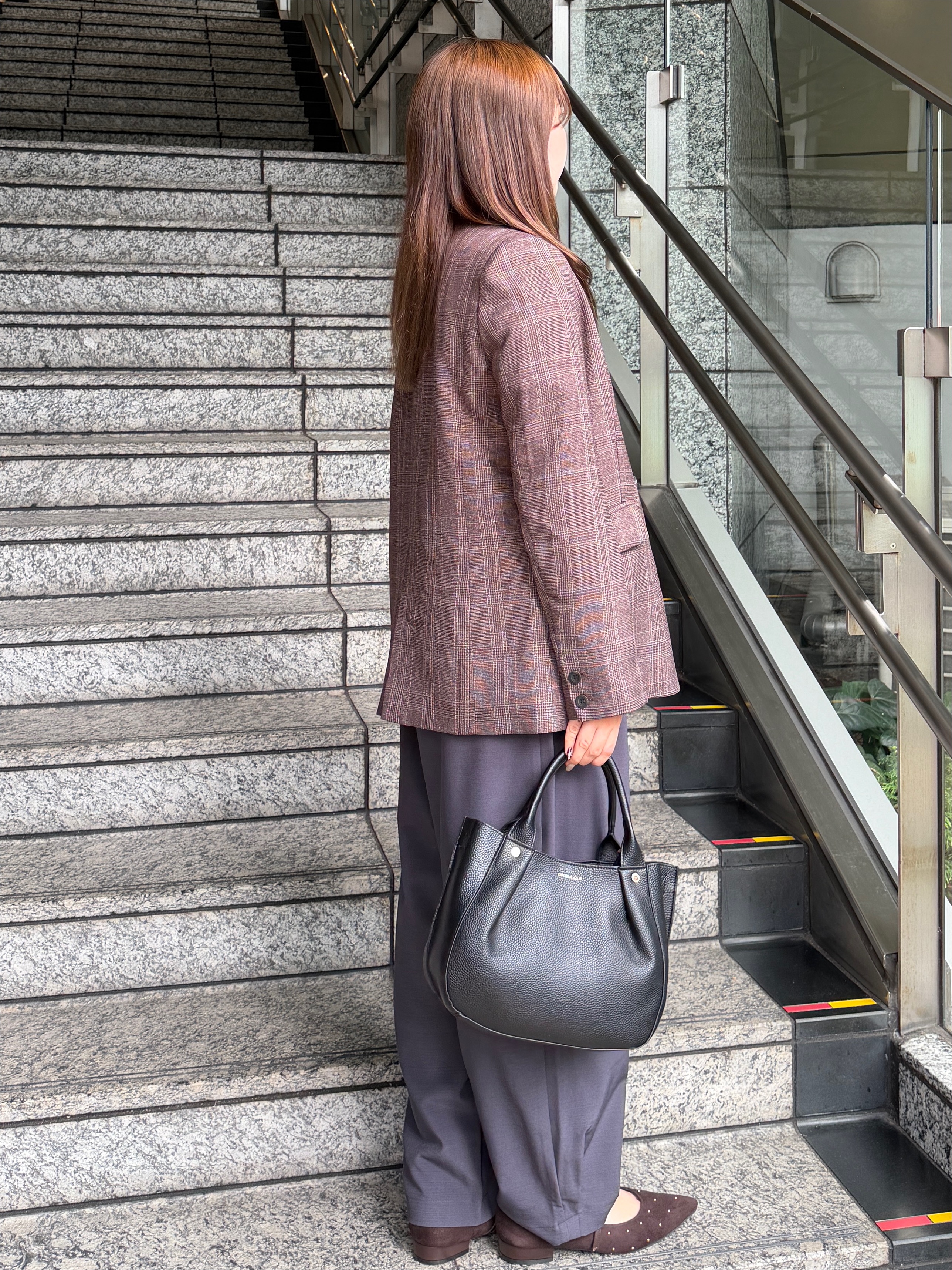 HANNAさんの「OPAQUE.CLIP｜ダブルブレストジャケット【洗える】」を使ったコーディネート