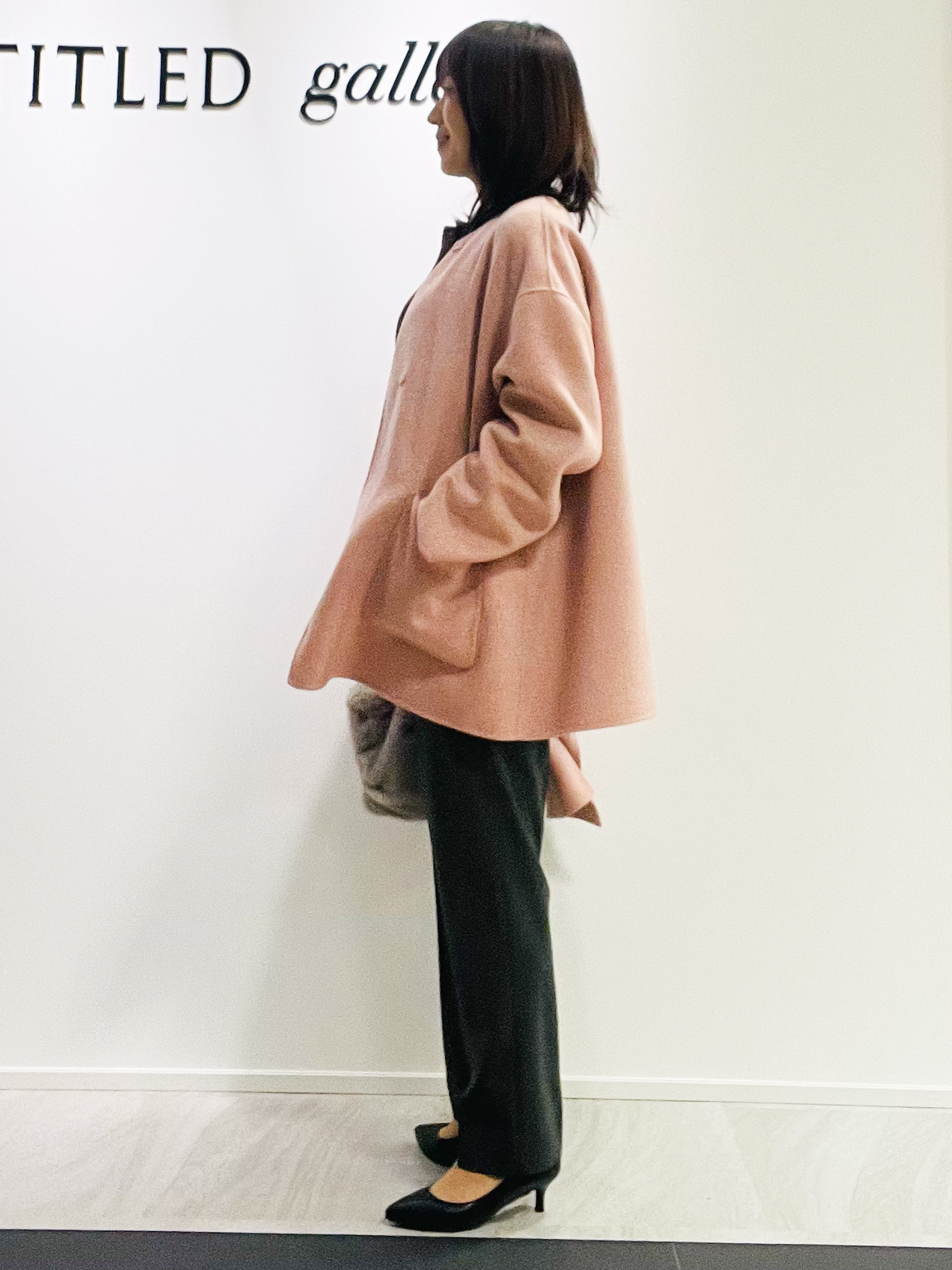 めいさんの「UNTITLED｜【マフラー付き/ゆったり】リバーコート」を使ったコーディネート