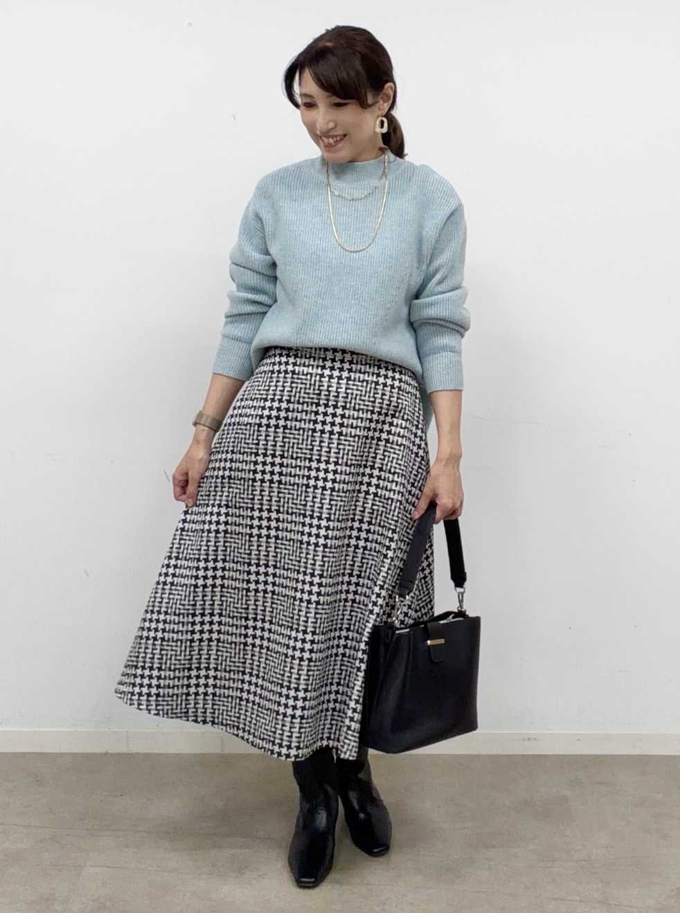 ayaさんの「Reflect｜2連チェーンネックレス」を使ったコーディネート