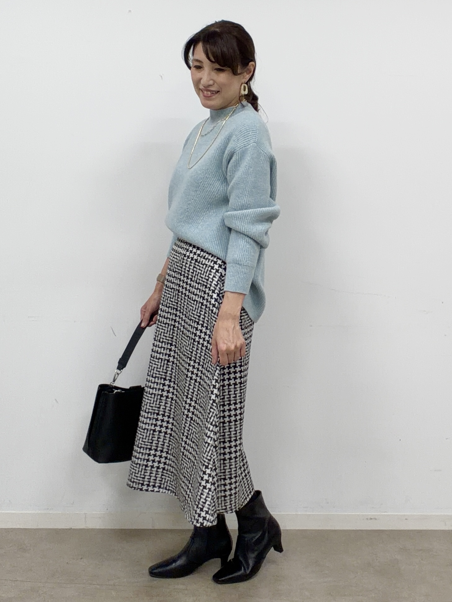 ayaさんの「Reflect｜2連チェーンネックレス」を使ったコーディネート