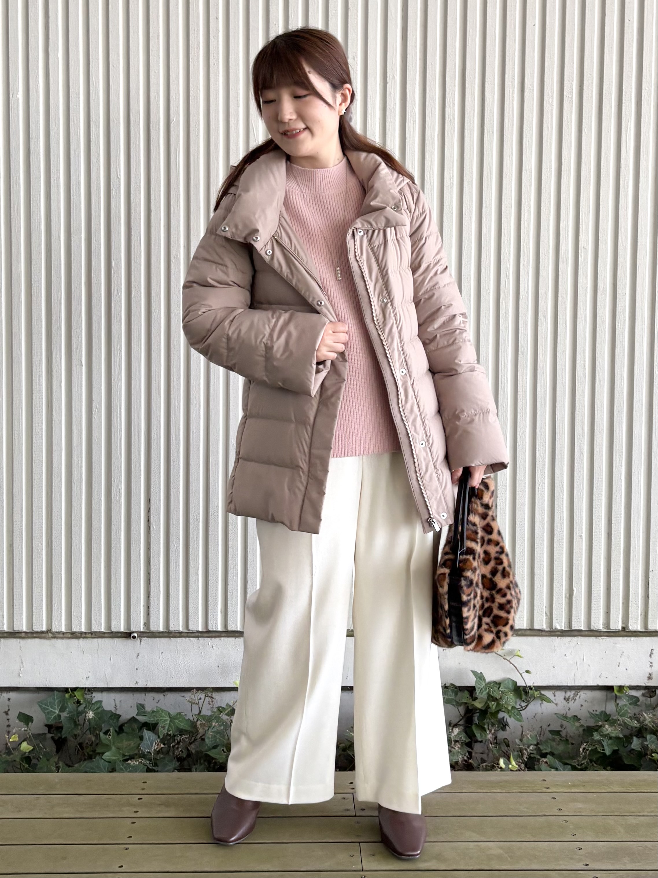 mikiさんの「Reflect｜パール調バー&times;チェーンネックレス」を使ったコーディネート