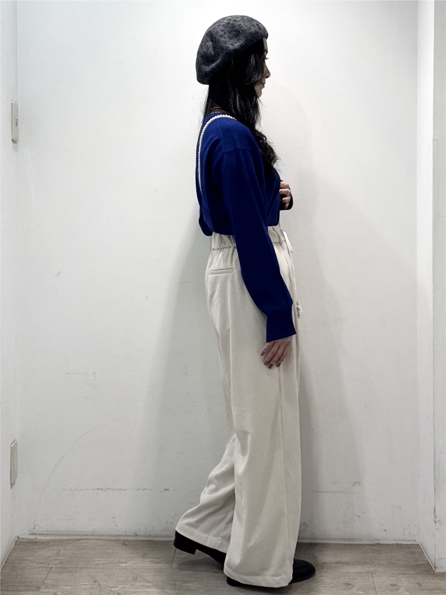 yuicciさんの「OPAQUE.CLIP｜『THE』名品ボートネックニット【8col／洗濯機OK】」を使ったコーディネート