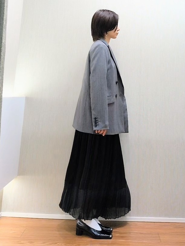 ミズタさんの「UNTITLED｜【セットアップ可/秋羽織り】ウールダブルジャケット」を使ったコーディネート