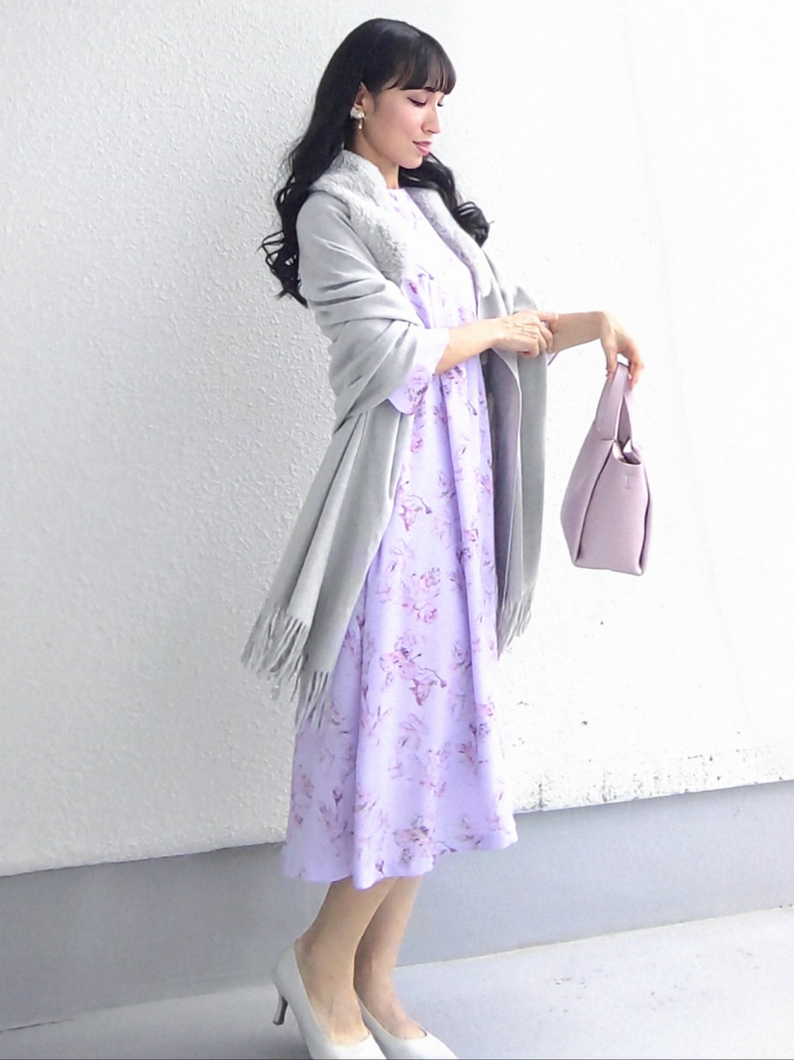 keinaさんの「SunaUna｜【手洗い可／日本製】花柄ワンピース」を使ったコーディネート
