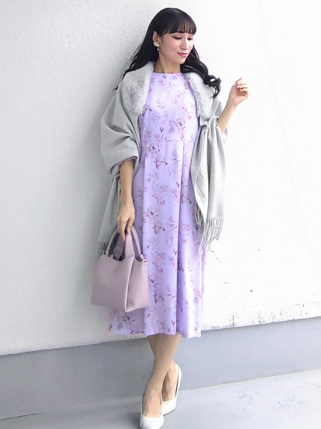 keinaさんの「SunaUna｜【手洗い可／日本製】花柄ワンピース」を使ったコーディネート