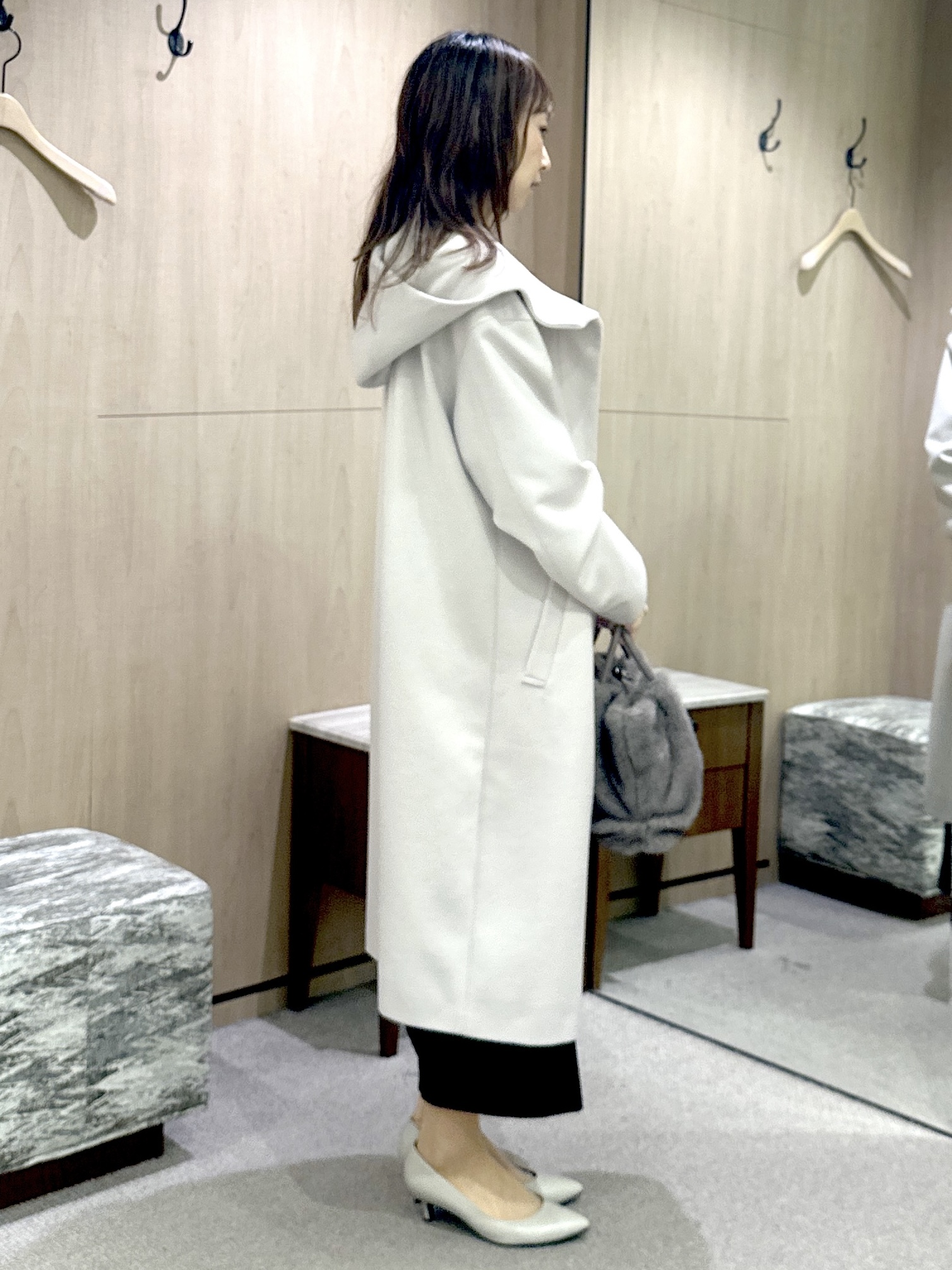 Miwaさんの「UNTITLED｜【アンサンブル可/手洗い可】杢調プルオーバーニット」を使ったコーディネート