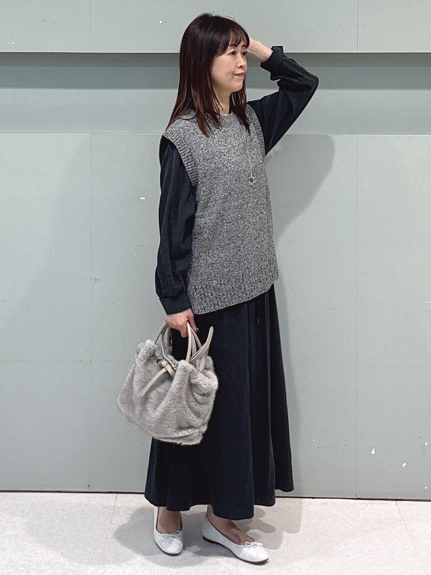 makiさんの「UNTITLED｜ドロストデザインワンピース」を使ったコーディネート