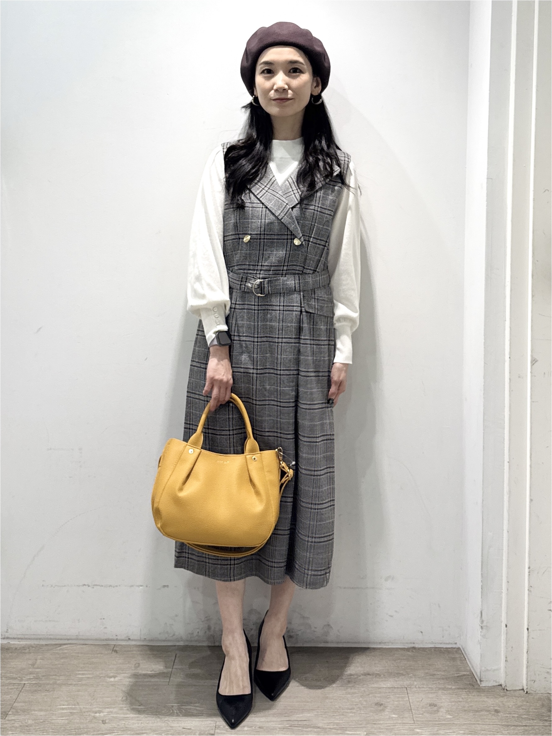 yuicciさんの「OPAQUE.CLIP｜カシミヤタッチハイネックニット【洗濯機OK／抗ピリング】」を使ったコーディネート