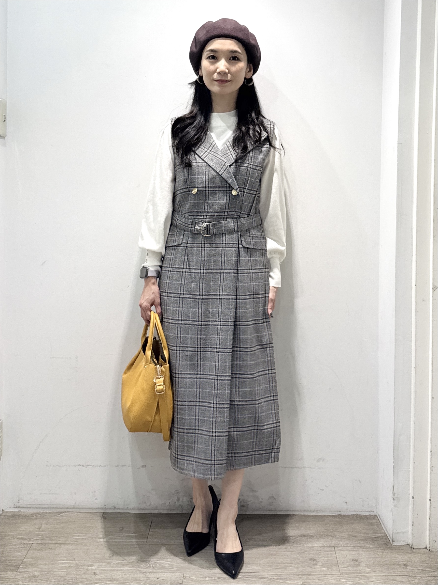 yuicciさんの「OPAQUE.CLIP｜カシミヤタッチハイネックニット【洗濯機OK／抗ピリング】」を使ったコーディネート