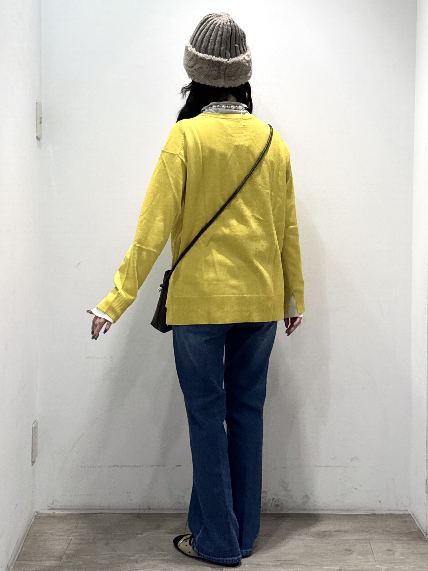 yuicciさんの「OPAQUE.CLIP｜『THE』名品ボートネックニット【8col／洗濯機OK】」を使ったコーディネート
