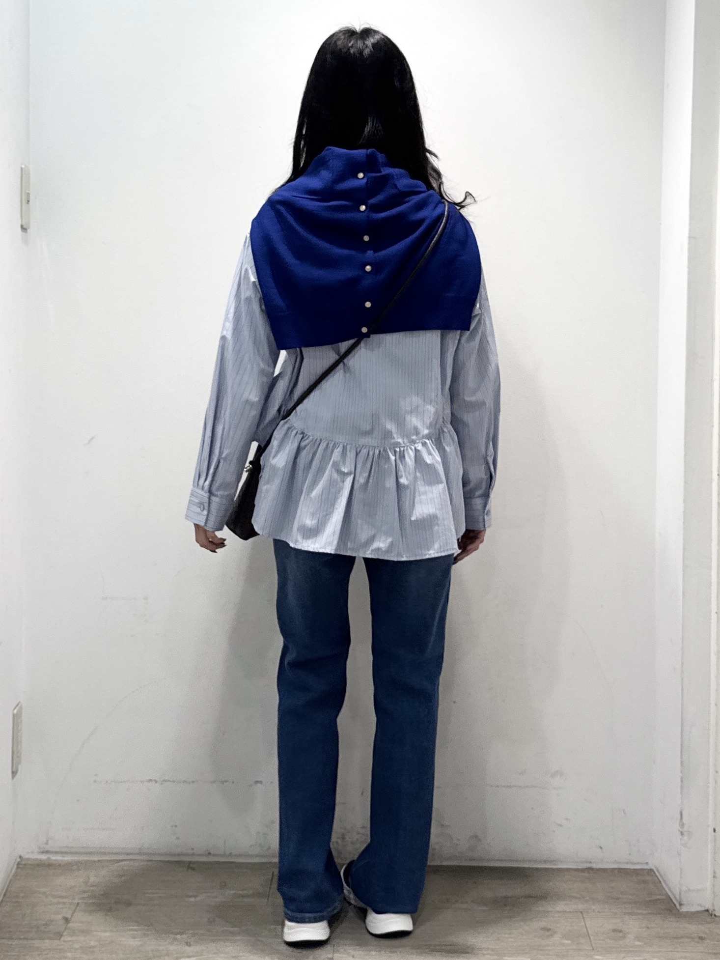 yuicciさんの「OPAQUE.CLIP｜ラウンドペプラムブラウス【洗濯機OK】」を使ったコーディネート