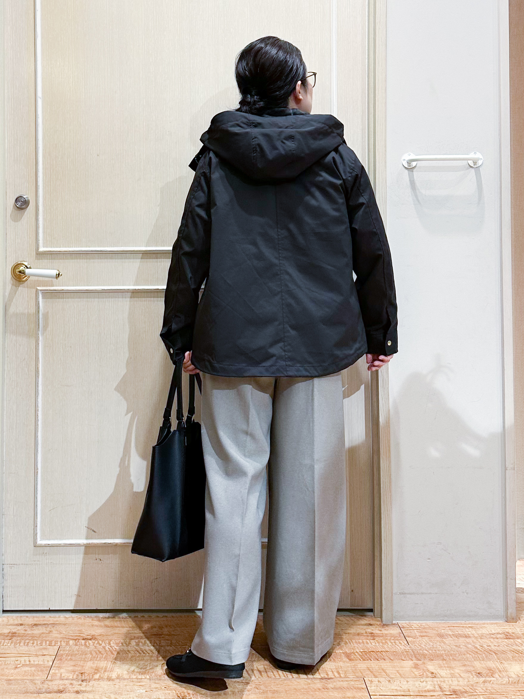 umeさんの「SHOO･LA･RUE｜【洗濯機可/撥水/マルチWAY】ファーライナー付き 毎日欲張りマンパ」を使ったコーディネート