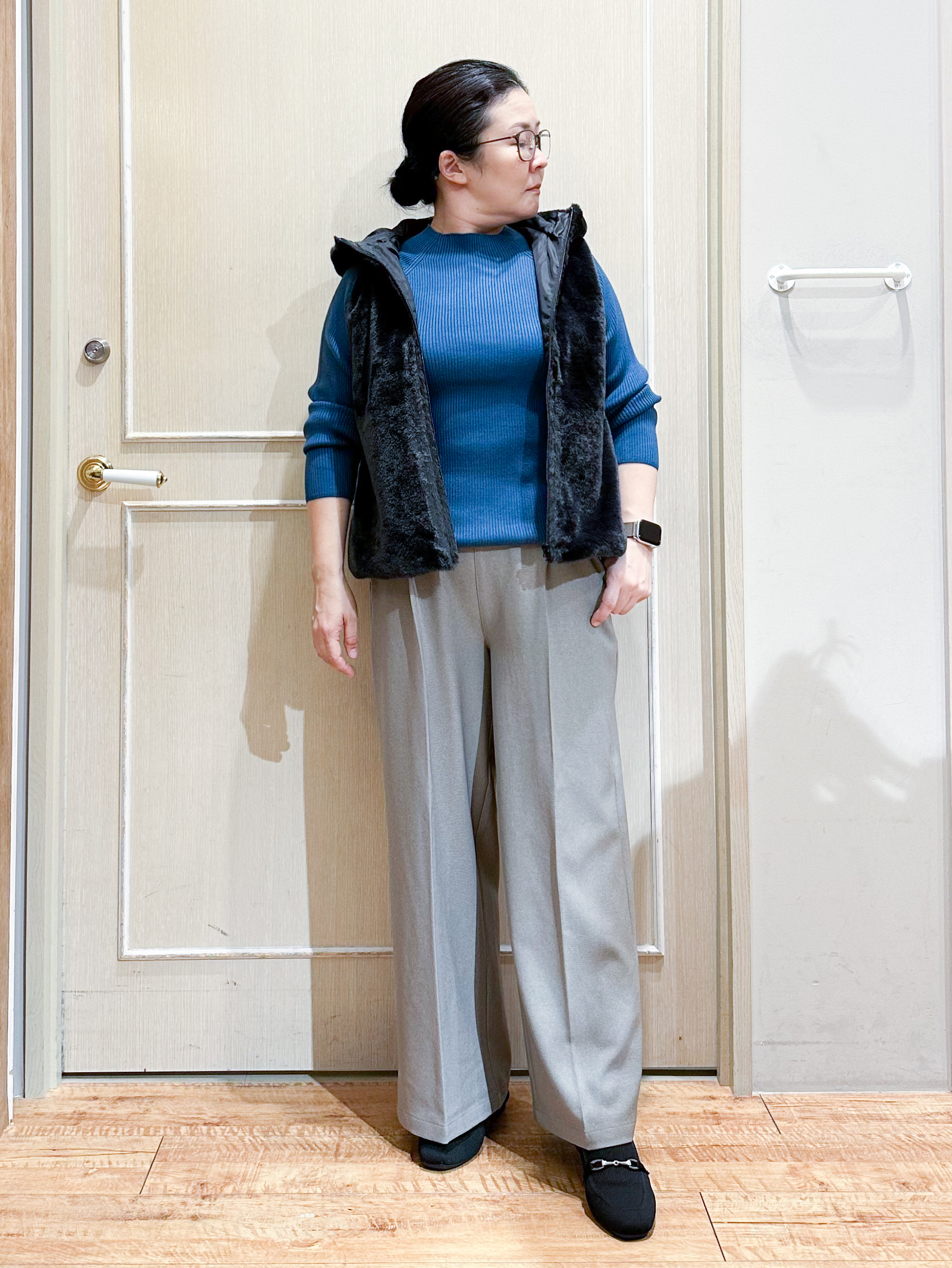umeさんの「SHOO･LA･RUE｜【洗濯機可/撥水/マルチWAY】ファーライナー付き 毎日欲張りマンパ」を使ったコーディネート