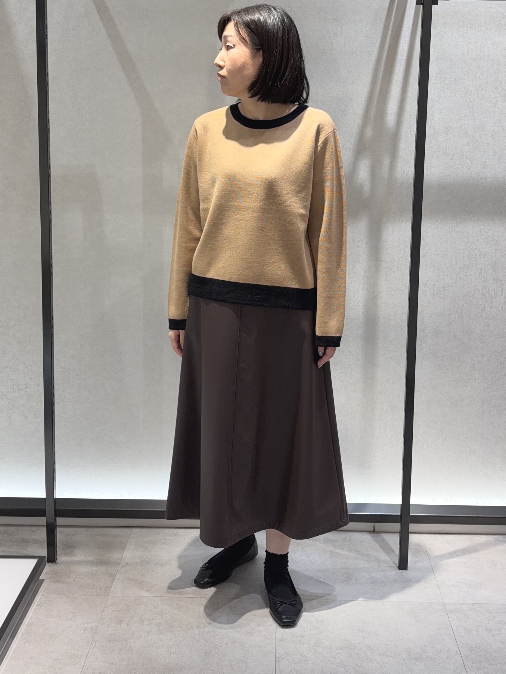 わたなべさんの「UNTITLED｜【マフラー付き/ゆったり】リバーコート」を使ったコーディネート