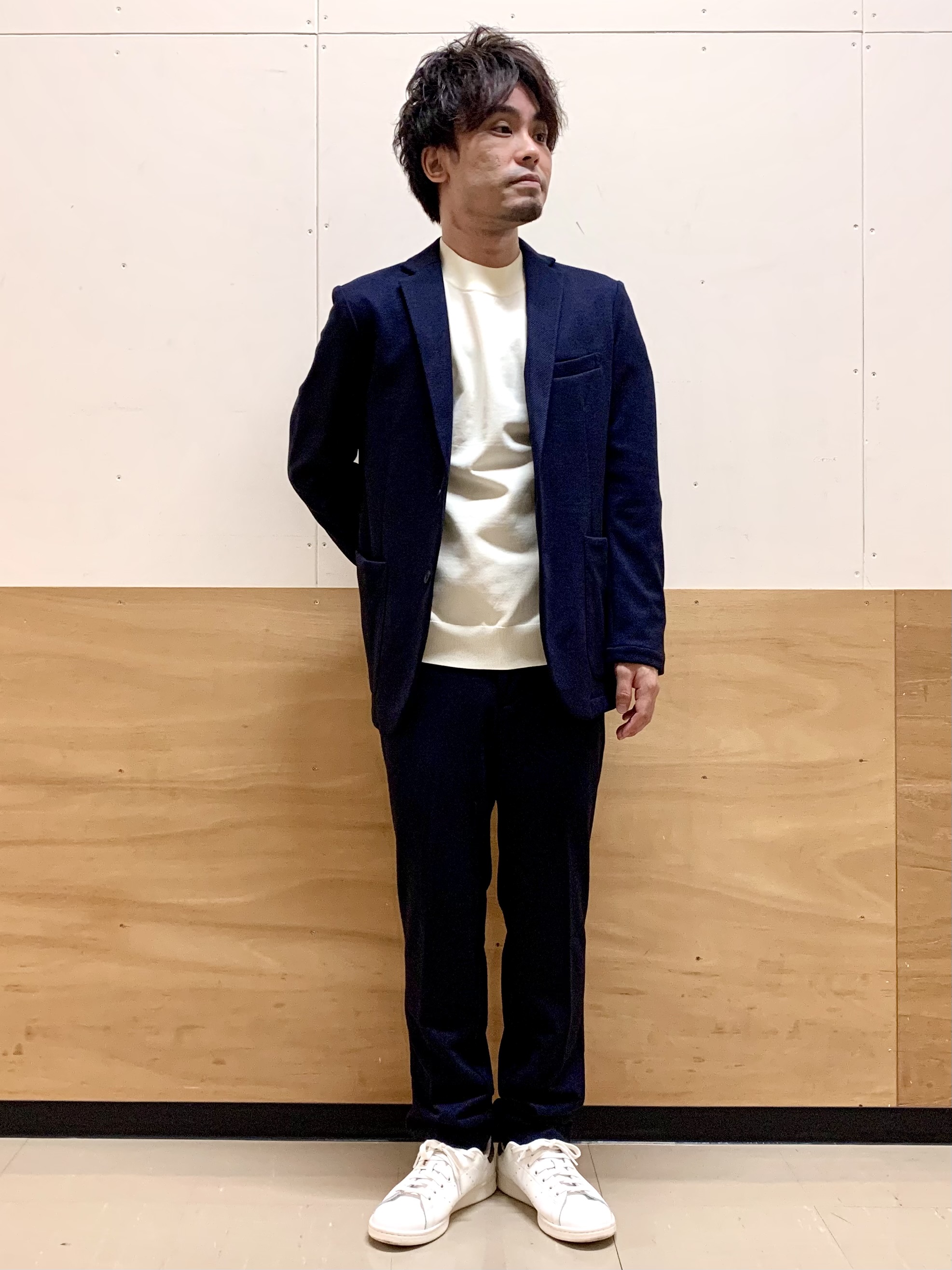 MATUさんの「THE SHOP TK｜【ストレッチ／セットアップ可】ツイル起毛ジャケット」を使ったコーディネート