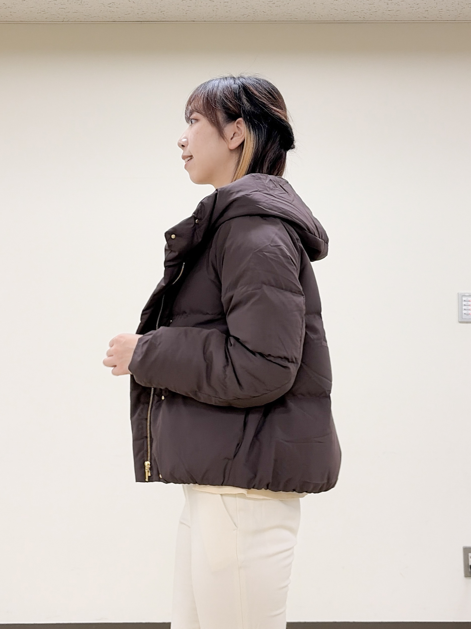 yurinaさんの「index｜河田ダウンショートコート 【洗濯機OK／静電気防止（裏地）／撥水／XS-3L】」を使ったコーディネート