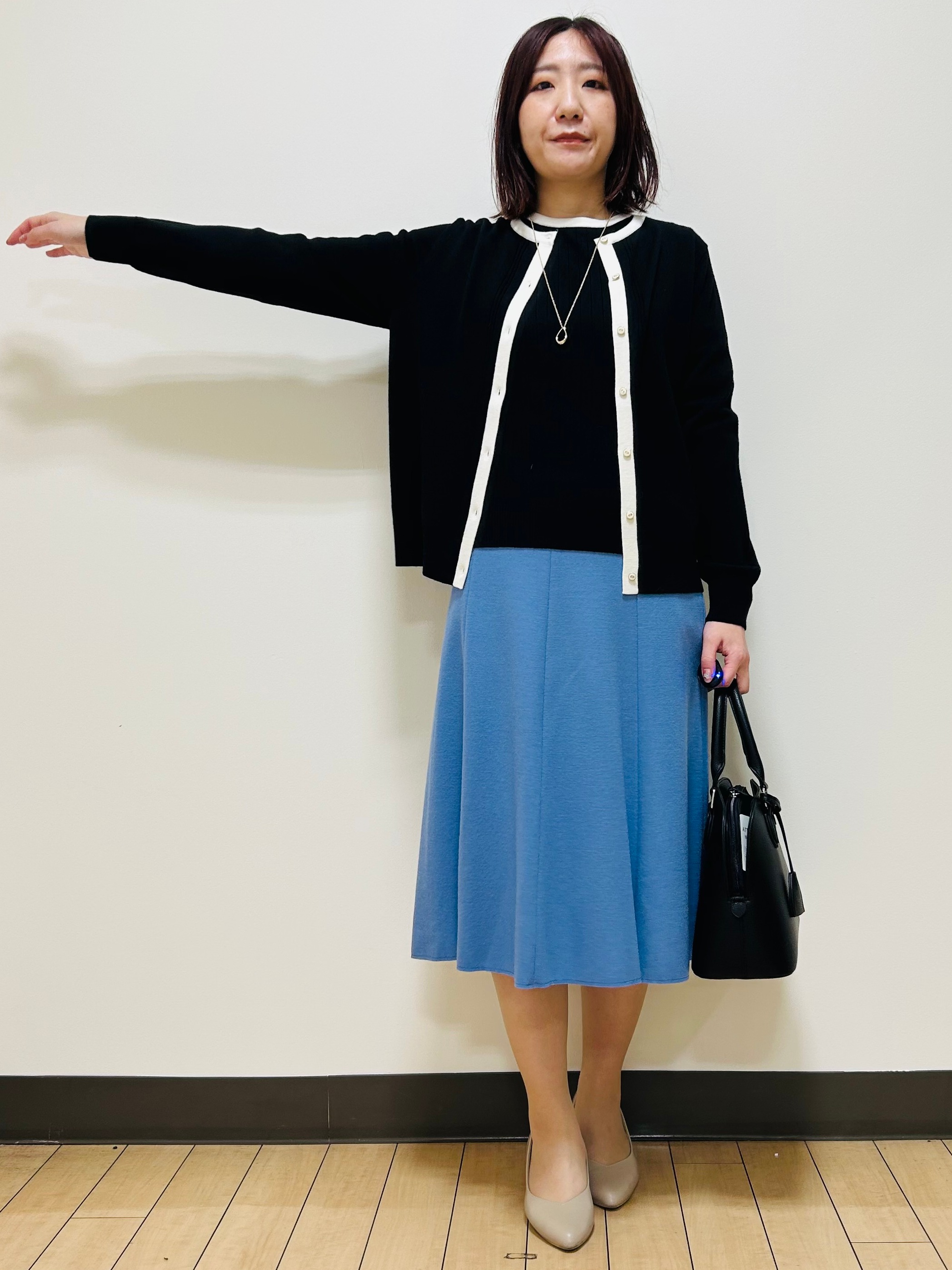 miiiさんの「Reflect｜【手洗い／アンサンブル可】フェミニンカーディガン」を使ったコーディネート