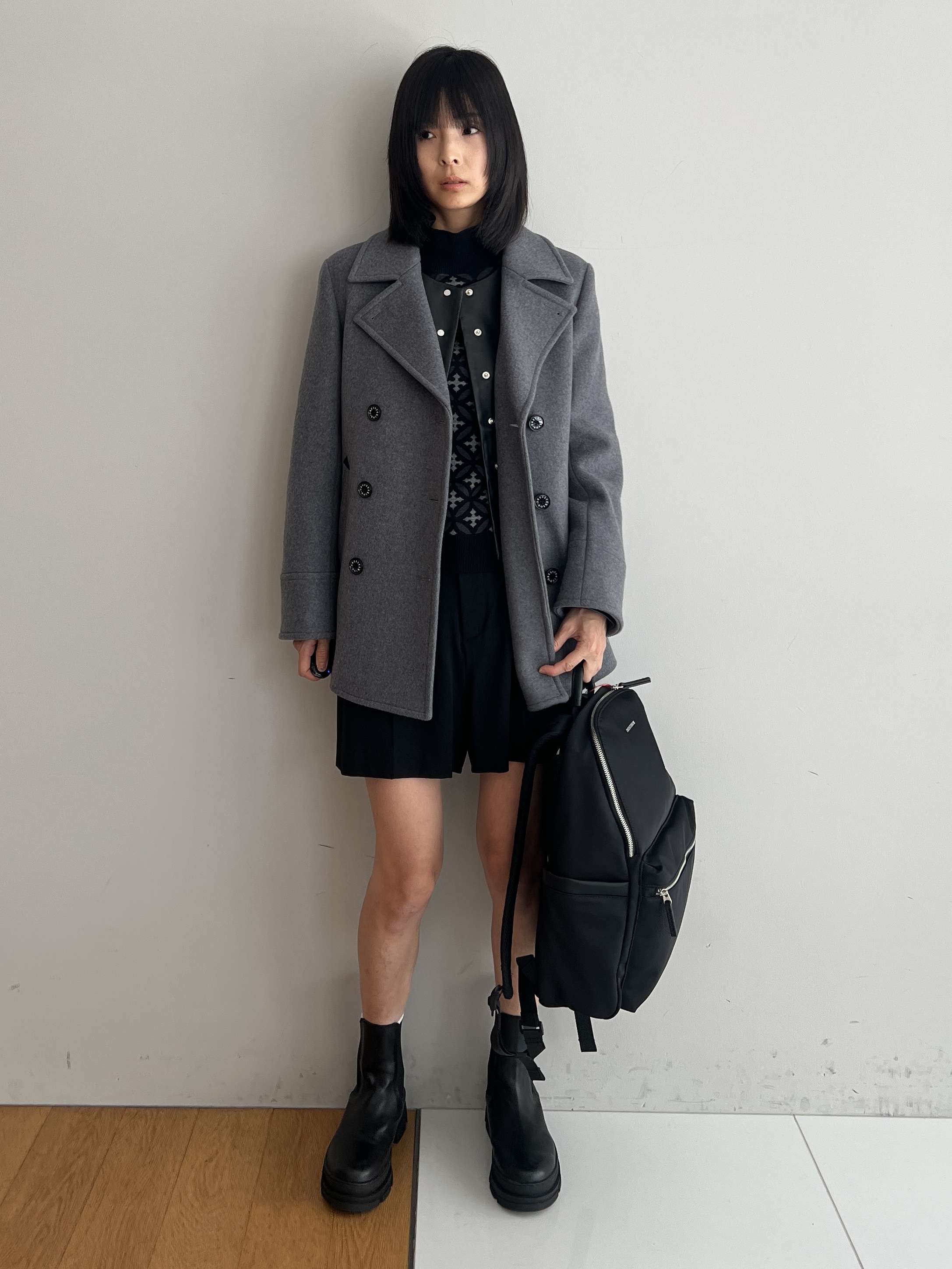 misaさんの「DRESSTERIOR｜【再入荷/荷重軽減】サスペンションマルチポケットリュック」を使ったコーディネート