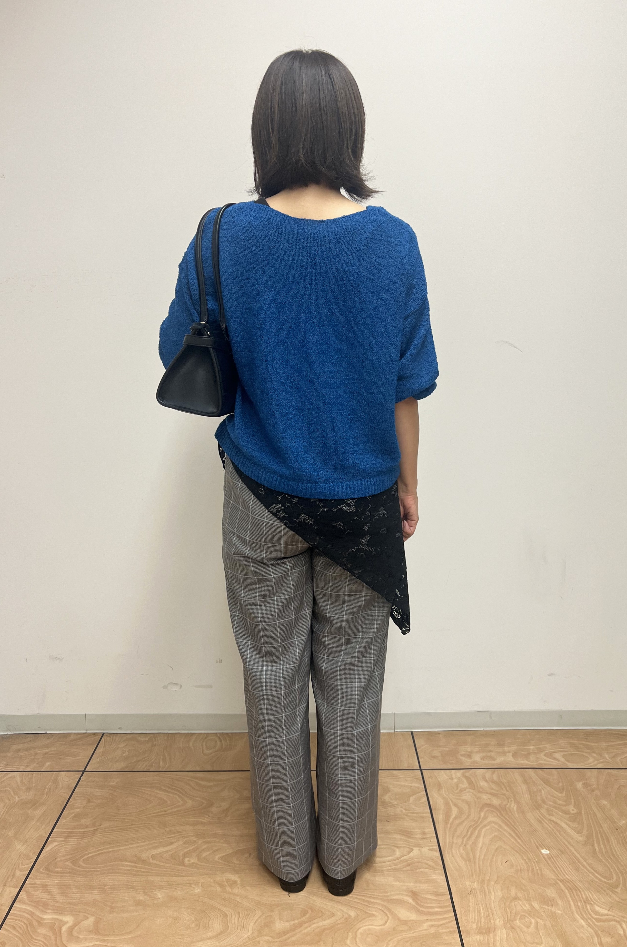 レイさんの「INDIVI｜【洗える／程よいシアー感】凹凸素材ニット」を使ったコーディネート