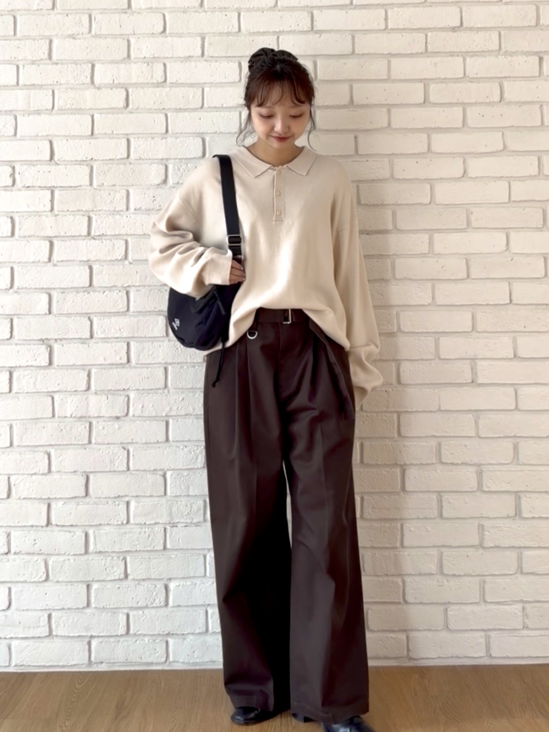YUKAさんの「tk.TAKEO KIKUCHI｜CARE FREE KNITポロシャツ」を使ったコーディネート