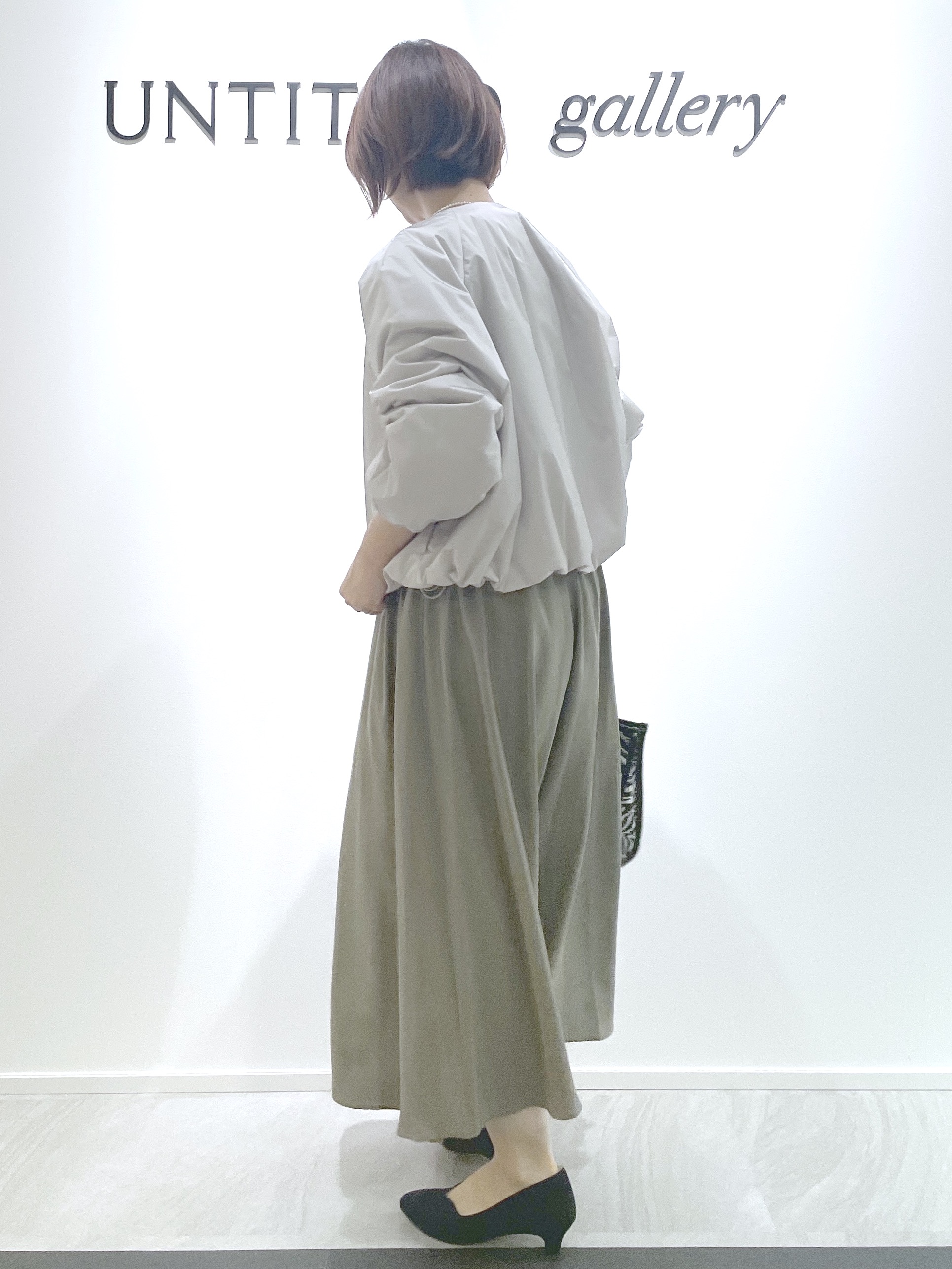 hanaさんの「UNTITLED｜【軽アウター/中綿/秋冬コート】ショートブルゾン」を使ったコーディネート